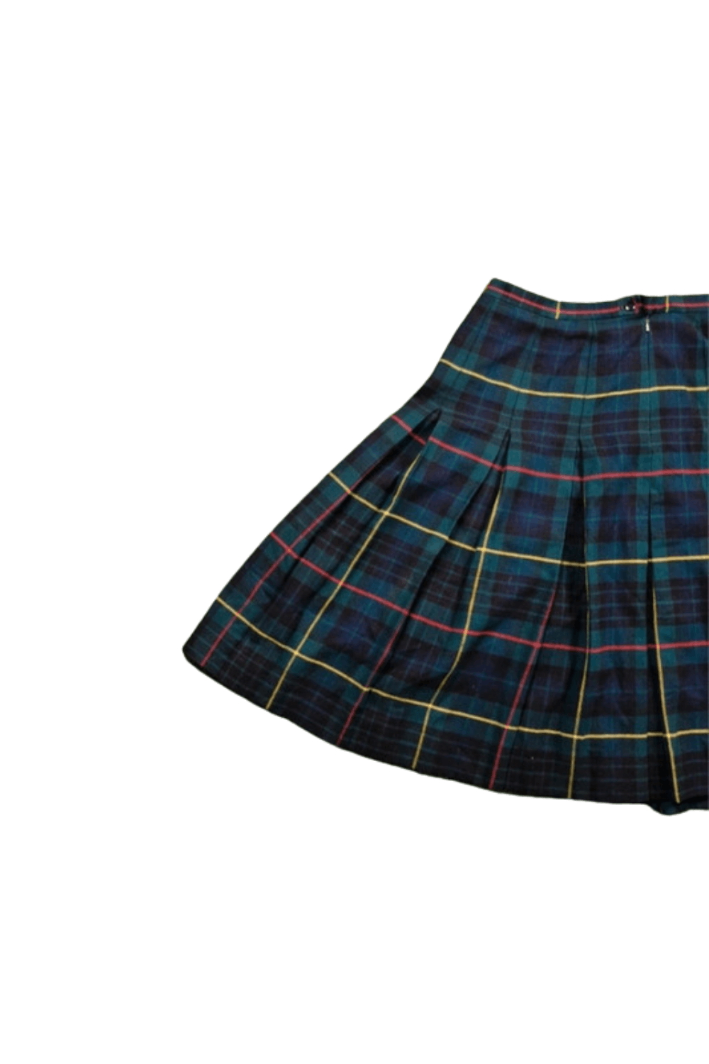 Burberry 80s Vintage Burberry Checked Pattern Skirt Made In England Size 36" / US 14 / IT 50 - 5 Thumbnail