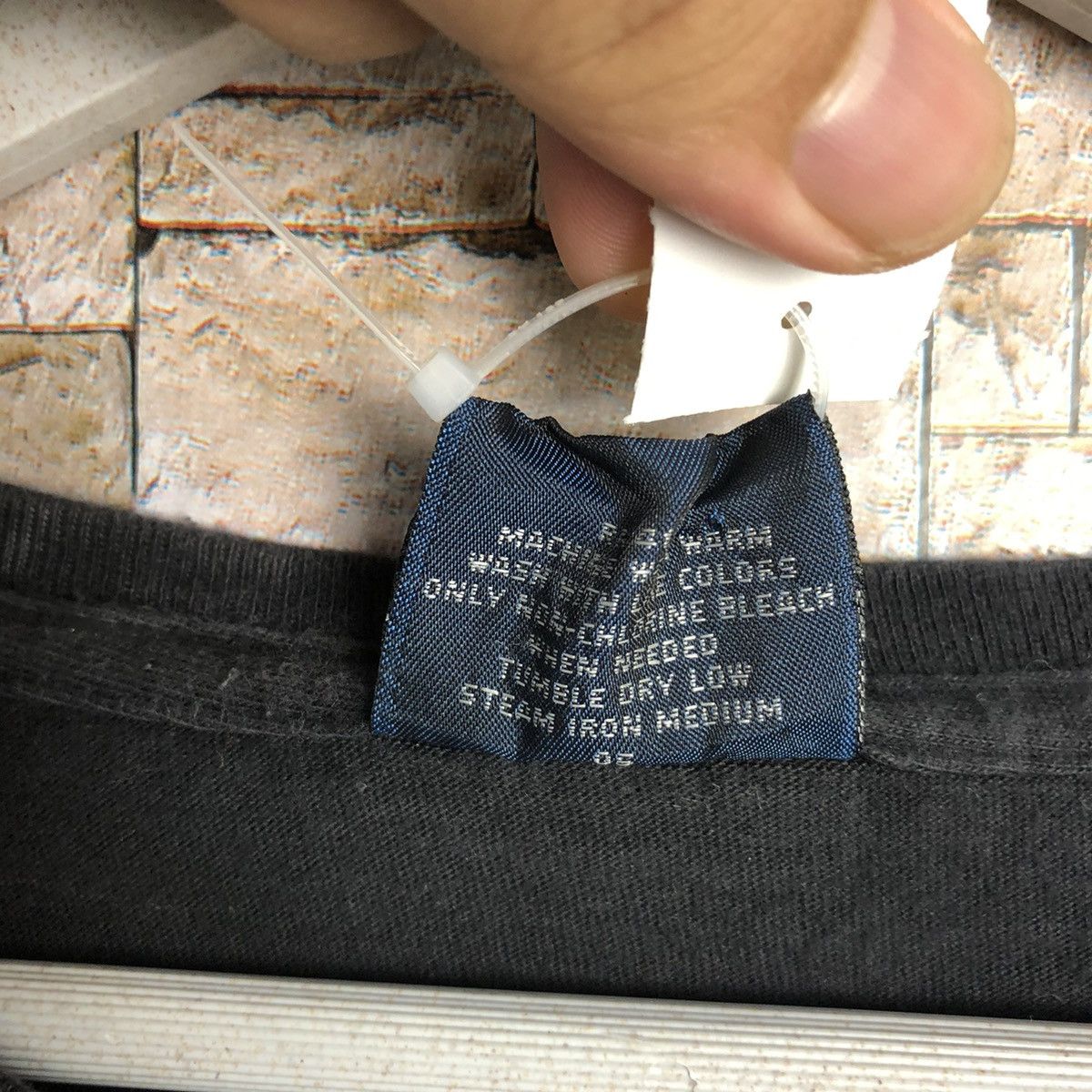 Polo Ralph Lauren Polo Ralph Lauren vintage Black faded Pocket Tee #A233 Size US L / EU 52-54 / 3 - 9 Thumbnail