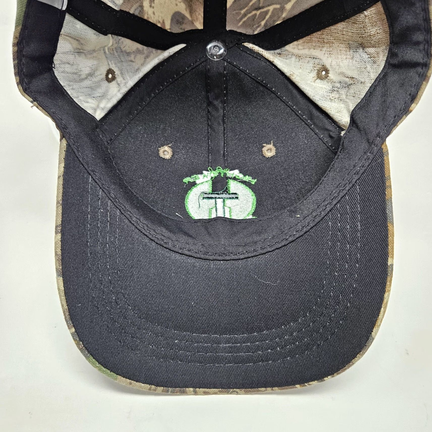 Vintage OC Hat Cap Baseball One Size Camouflage Mens Hunting Outdoor Adjustable Strap Back Brown Twill Casual Vintage: No Size ONE SIZE - 6 Thumbnail