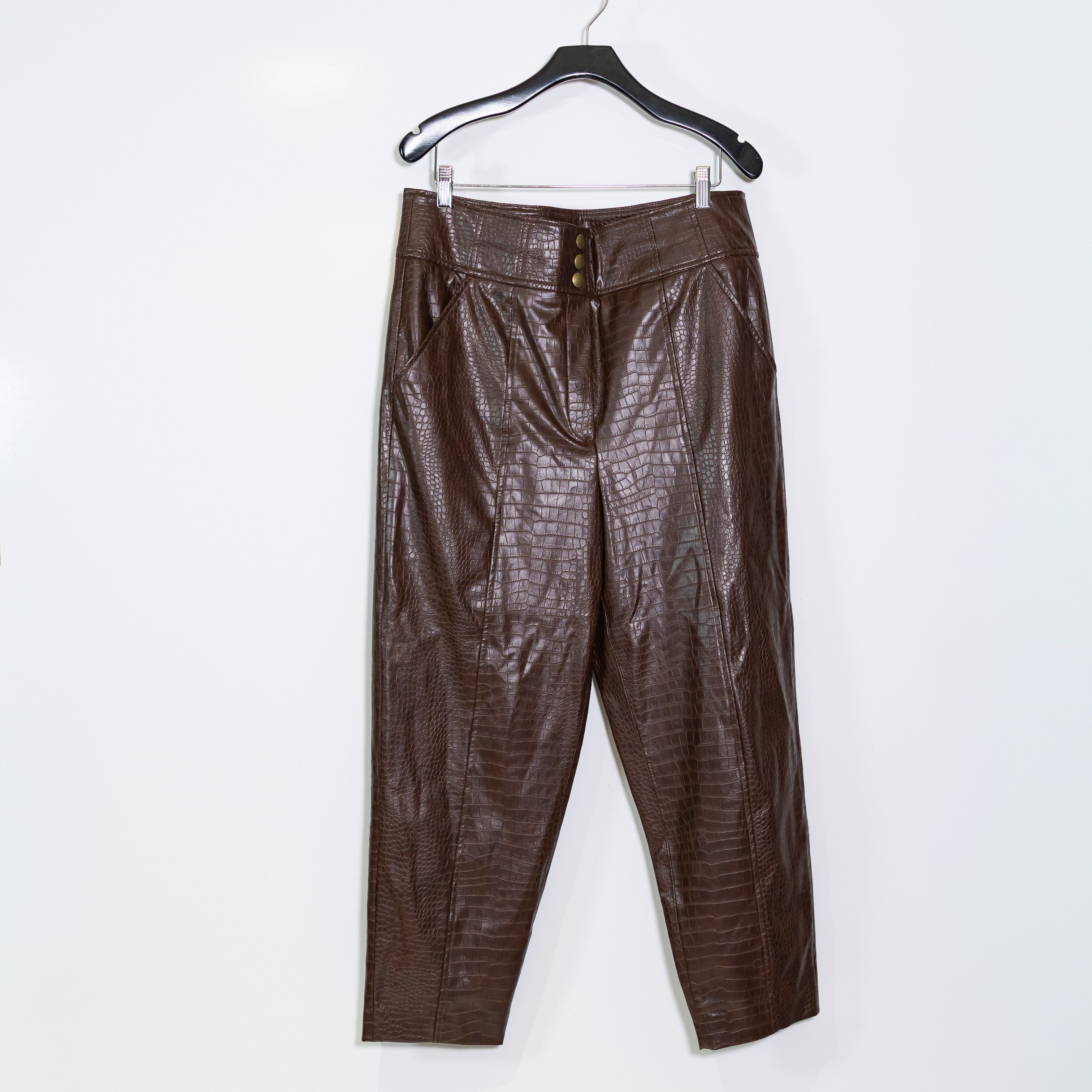 Veronica Beard Veronica Beard Carabella Faux Vegan Leather Size 36" / US 14 / IT 50 - 1 Thumbnail