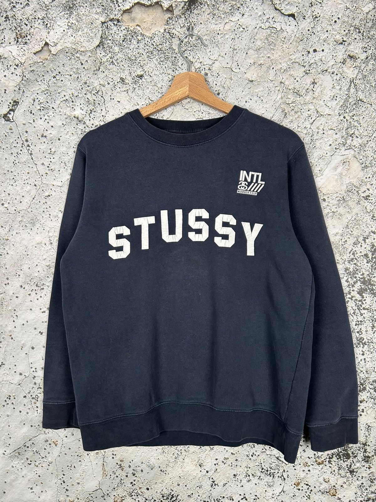 Stussy Stussy Crewneck Sweatshirt Rap Skate Boxy Fit Skate Size US S / EU 44-46 / 1 - 1 Thumbnail
