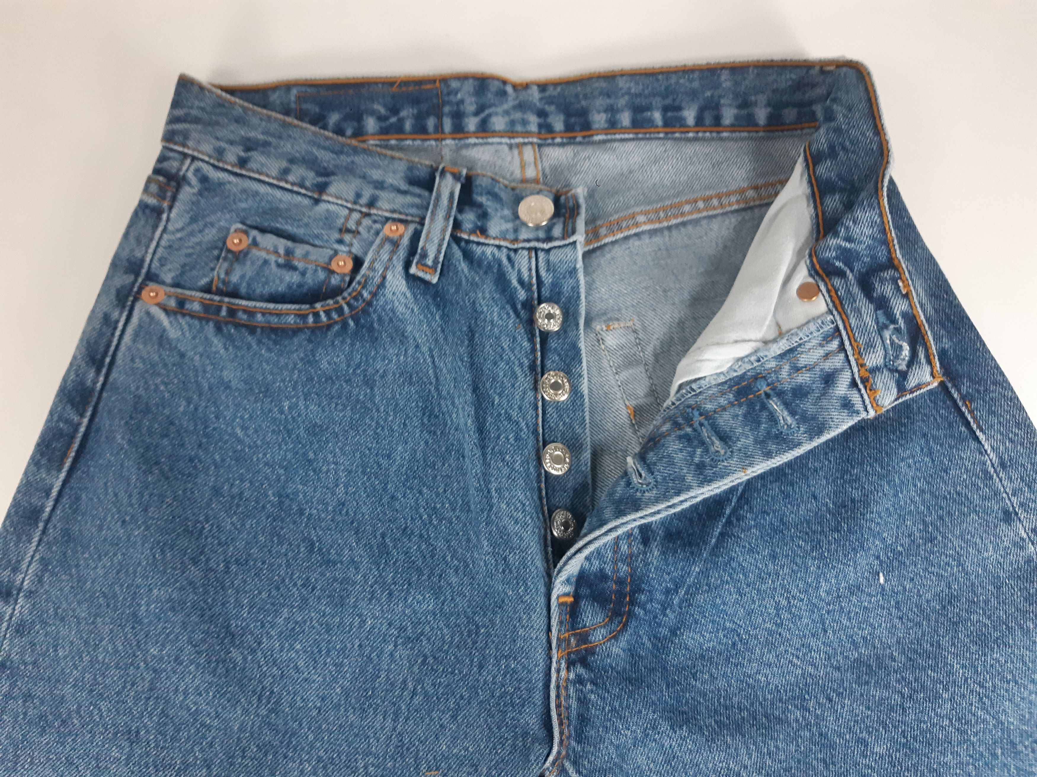 Levi's Vintage 90s LEVIS 501 Jeans USA size W27/L30 NOS Size 27" / US 4 / IT 40 - 6 Thumbnail