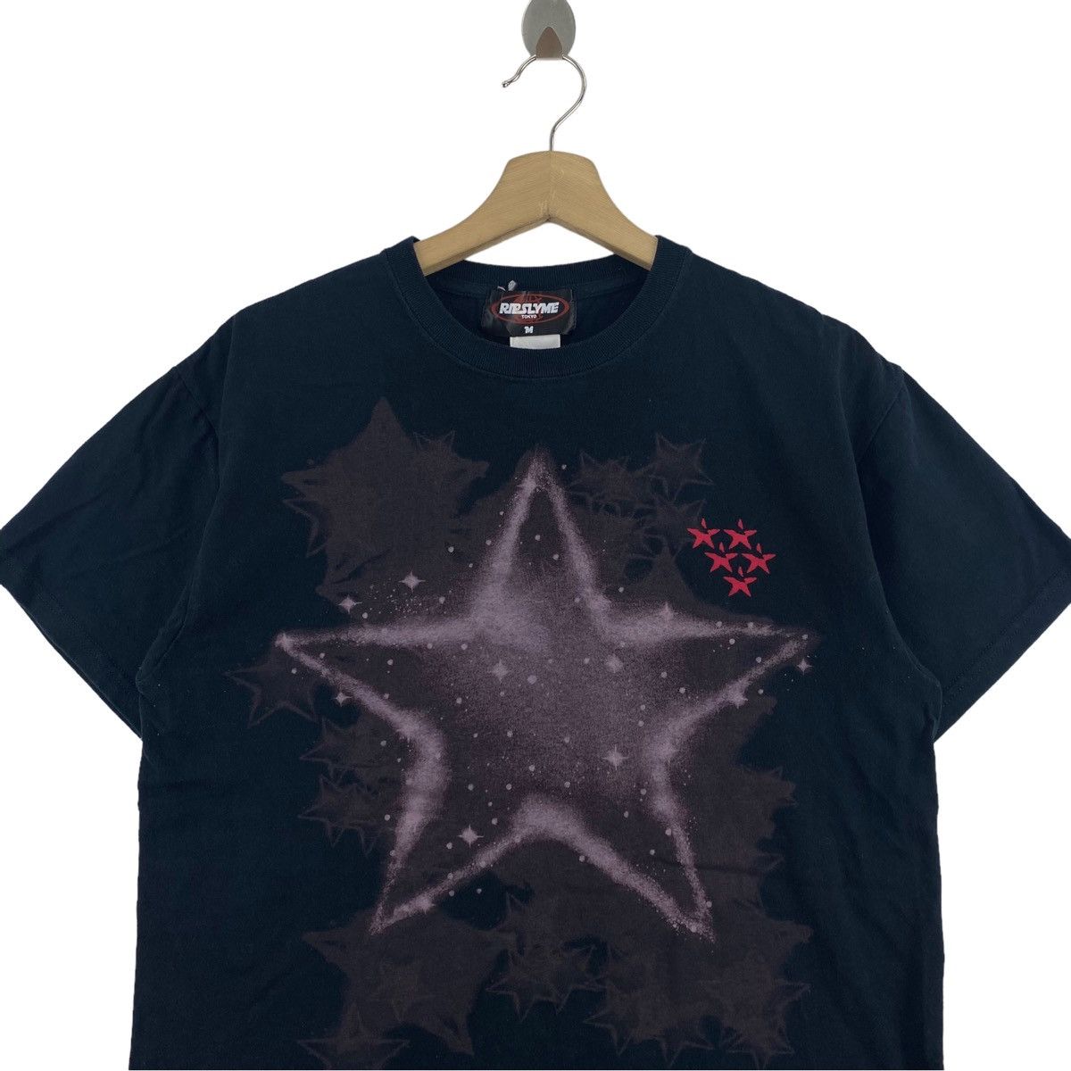 Japanese Brand RIP SLYME TOKYO Japanese Hip Hop Band Star Print Navy Short Size US M / EU 48-50 / 2 - 2 Thumbnail