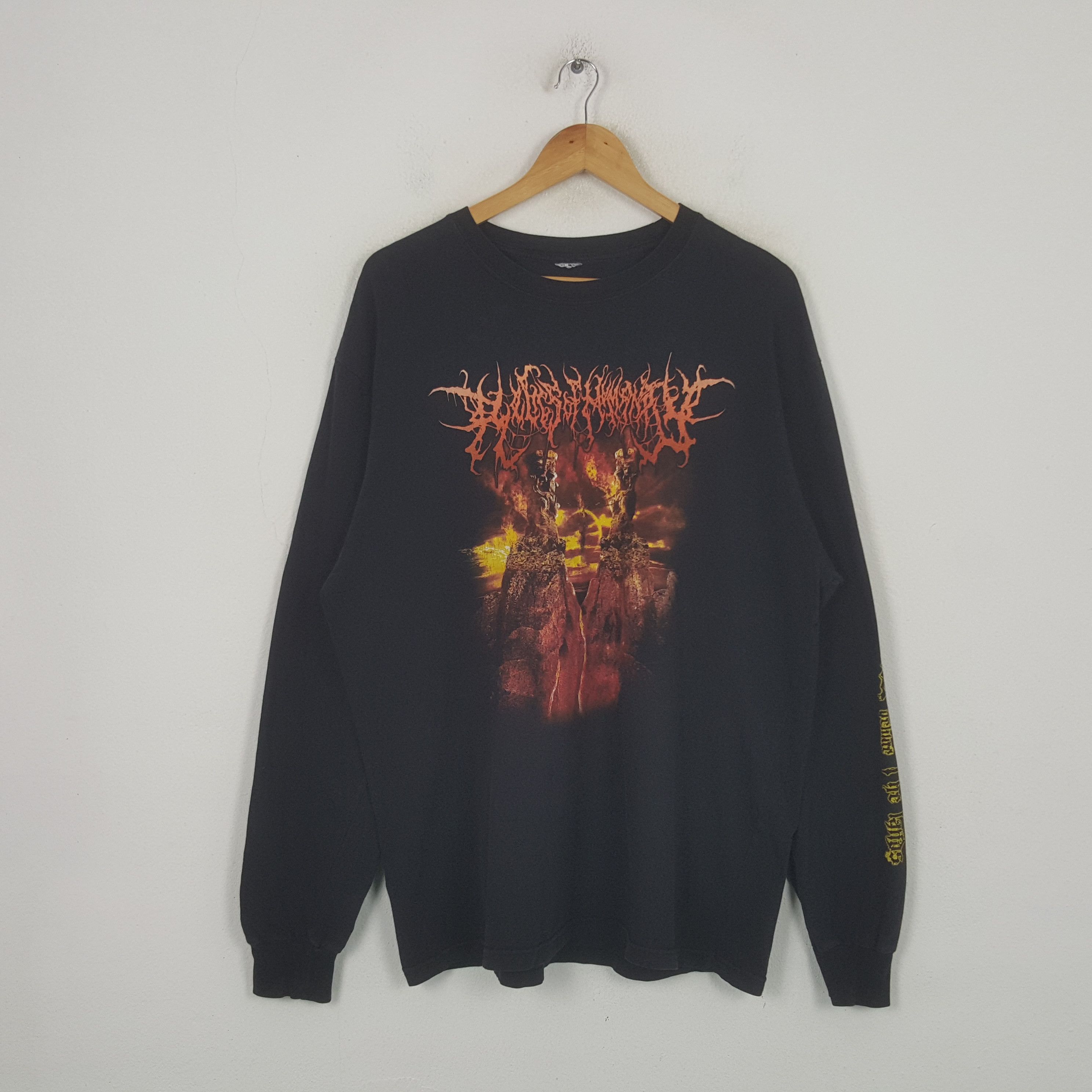 Band Tees Vintage Angelcorpse The Ribers Of Dead Metal Tshirt RR29 Size US XL / EU 56 / 4 - 1 Thumbnail