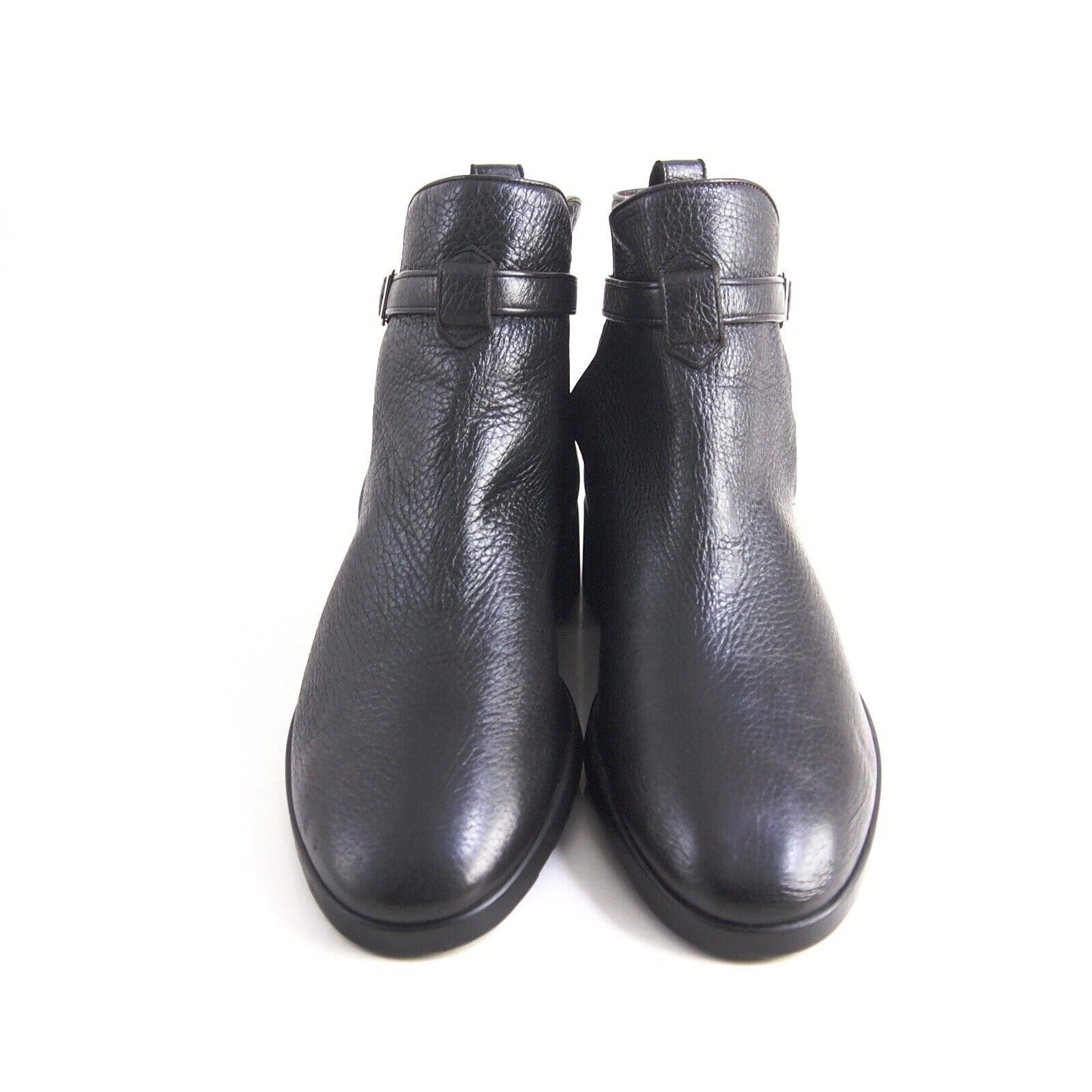 Bally Dayana Jodhpur Boots Black Leather Womens US 9.5 EU 40