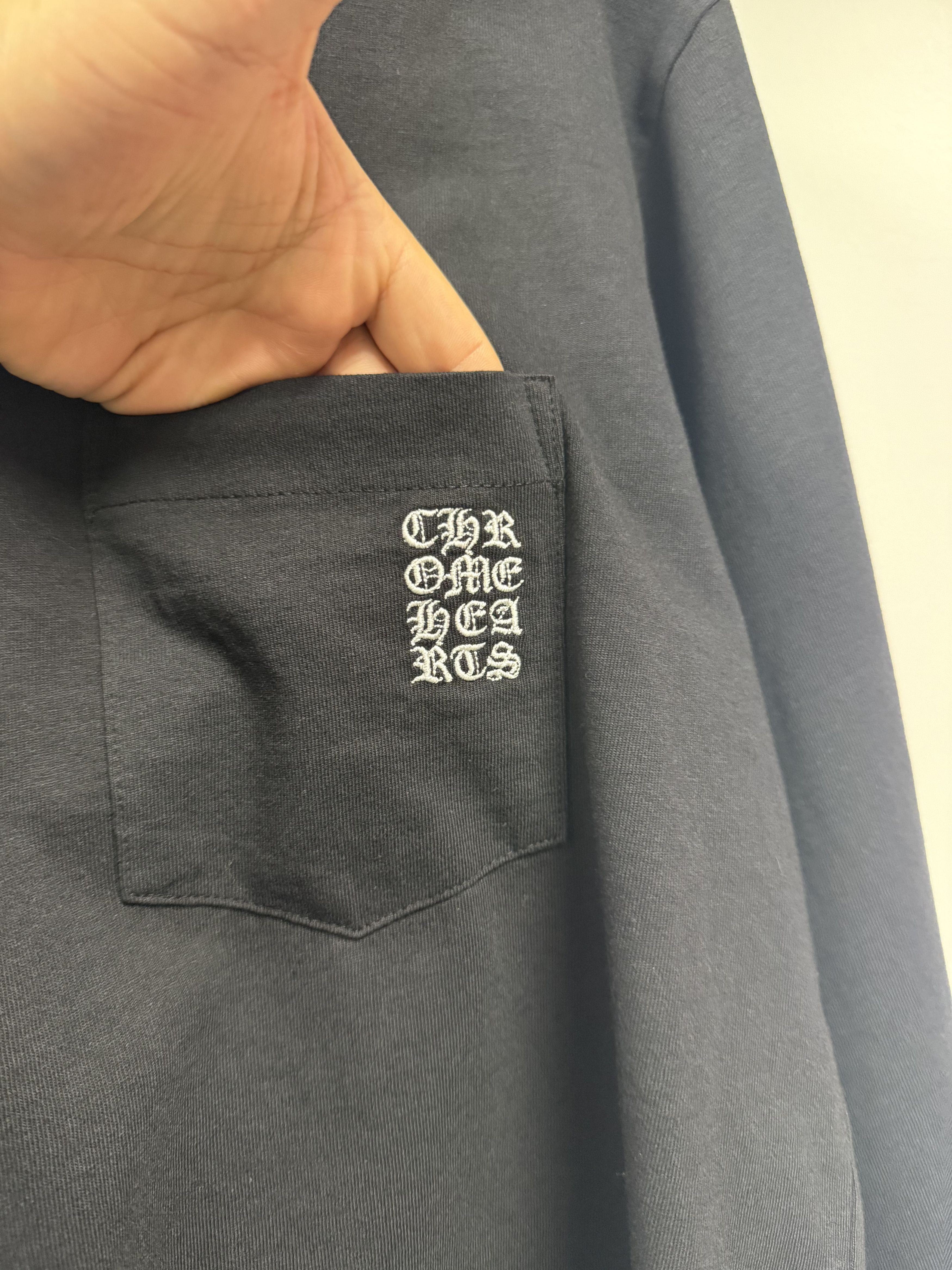 Chrome Hearts Chrome Hearts Logo Embroidery Long Sleeve T-Shirt - L Size US L / EU 52-54 / 3 - 5 Thumbnail