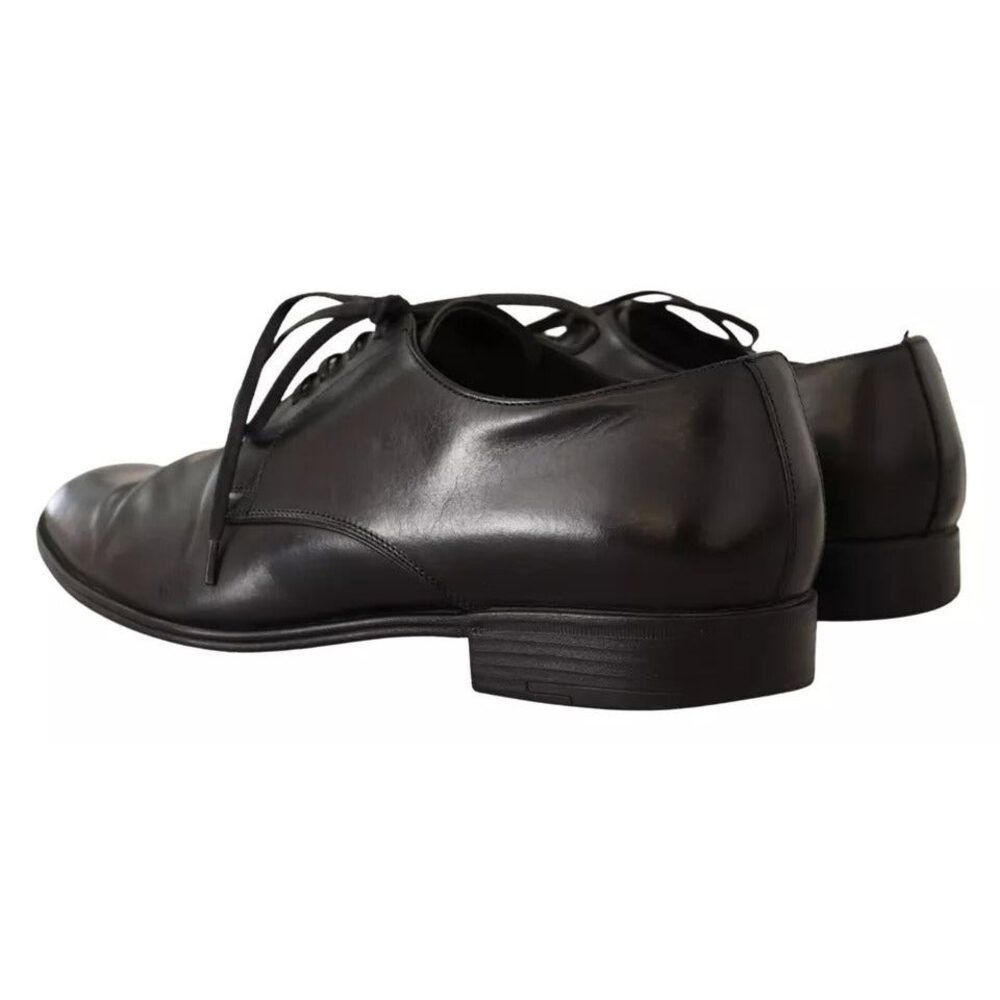 Dolce & Gabbana Dolce & Gabbana Black Leather Derby Dress Formal Shoes Size US 8 / EU 41 - 4 Thumbnail