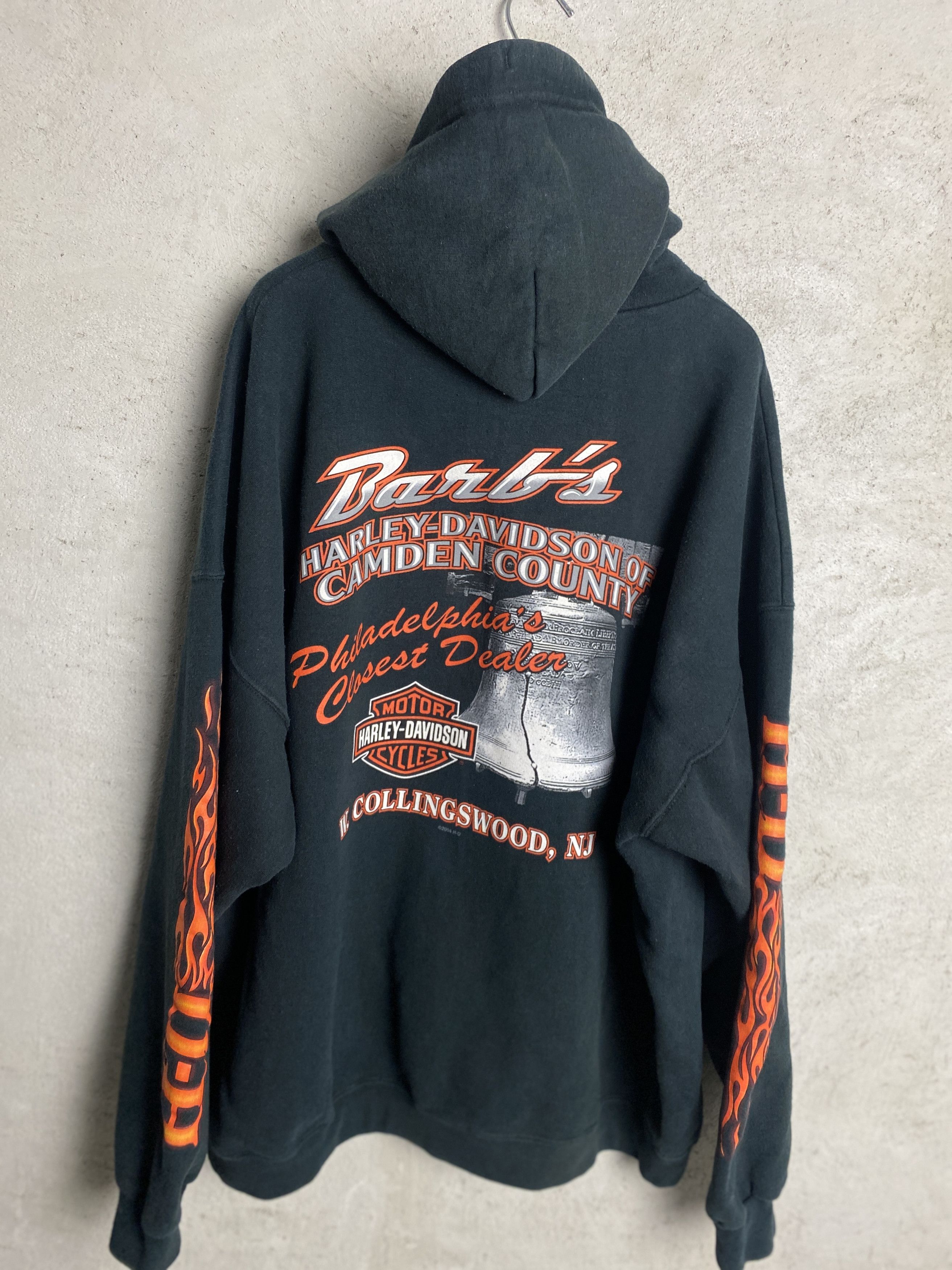 Harley Davidson Harley Davidson 2004 vintage zip-up hoodie moto Size US XL / EU 56 / 4 - 1 Thumbnail
