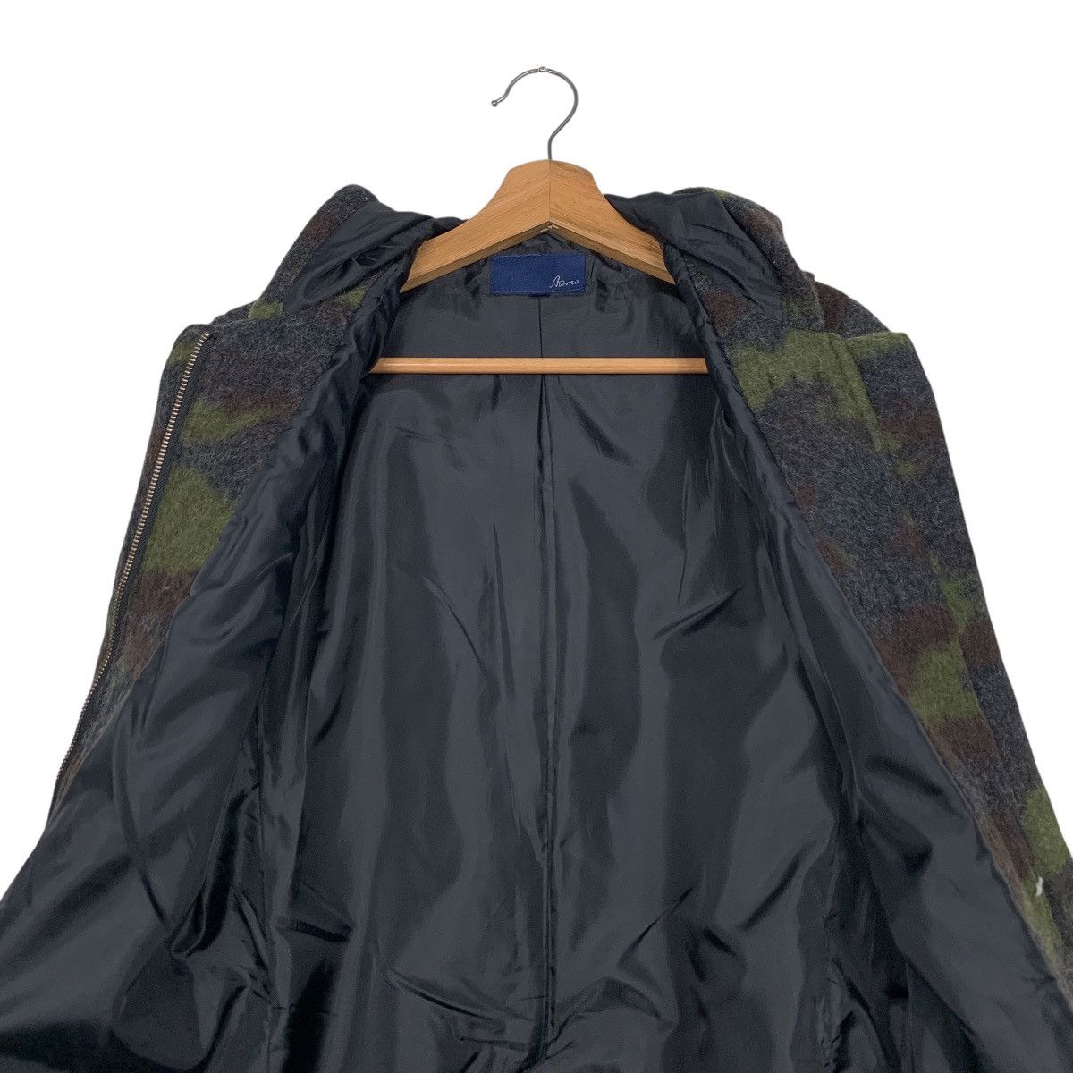Avirex AVIREX Wool Blend Camo Hooded Duffle Coat Jacket #2786-C126 Size US S / EU 44-46 / 1 - 11 Thumbnail