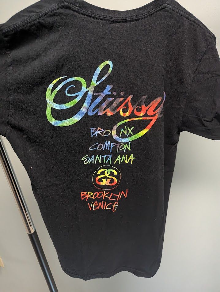 Stussy Stussy Rainbow World tour Tee Vintage Size US M / EU 48-50 / 2 - 2 Thumbnail