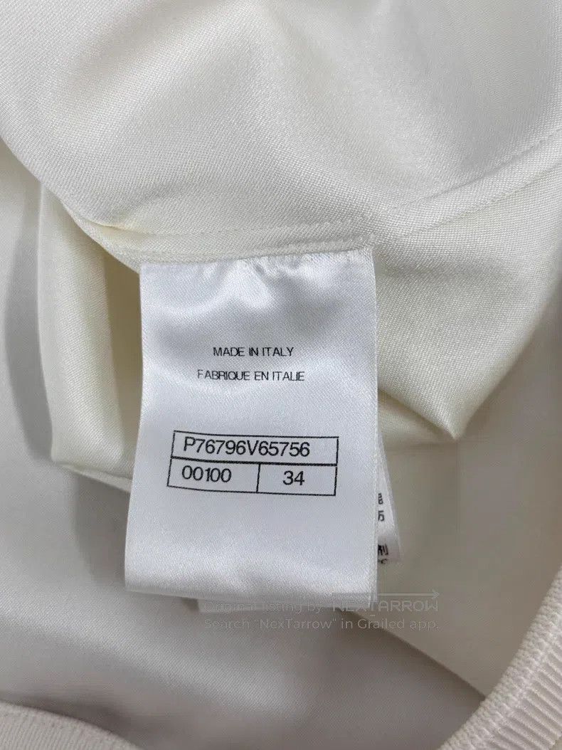 Chanel Chanel 24S white silk satin bow tie off-the-shoulder Size XXS / US 00 / IT 34 - 5 Thumbnail