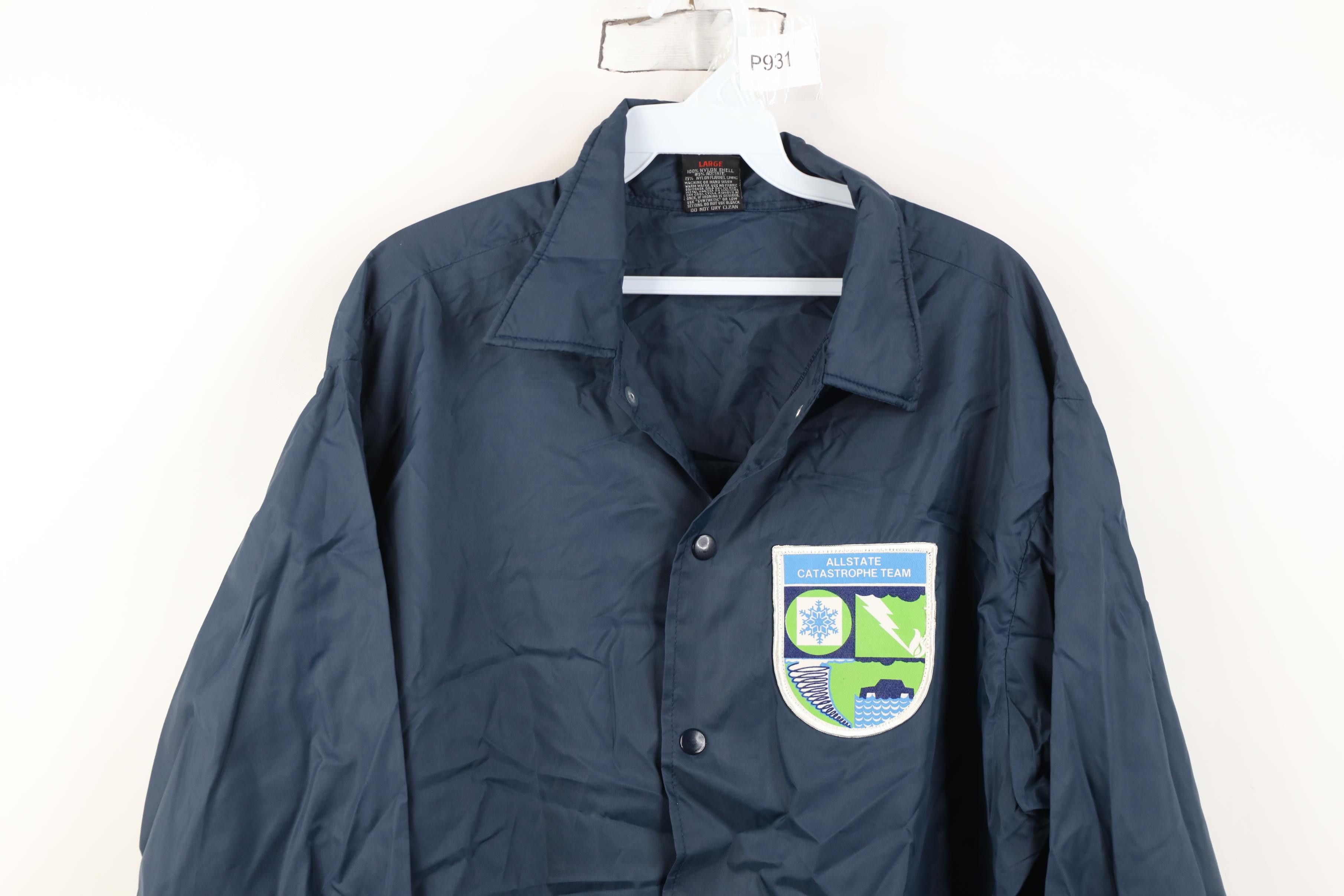 Vintage Vintage 70s Allstate Catastrophe Team Insurance Coach Jacket Size US L / EU 52-54 / 3 - 2 Thumbnail