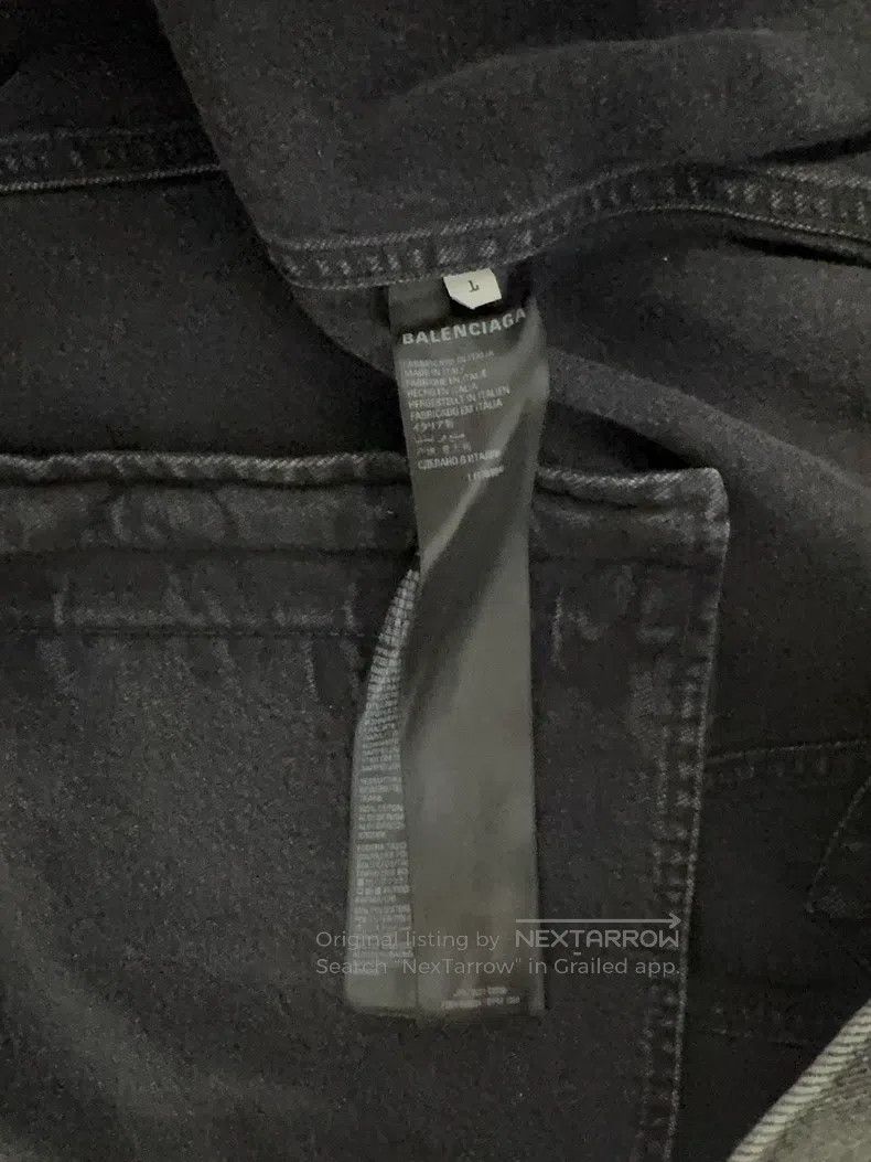 Balenciaga Balenciaga Denim jacket, black Size US S / EU 44-46 / 1 - 4 Thumbnail