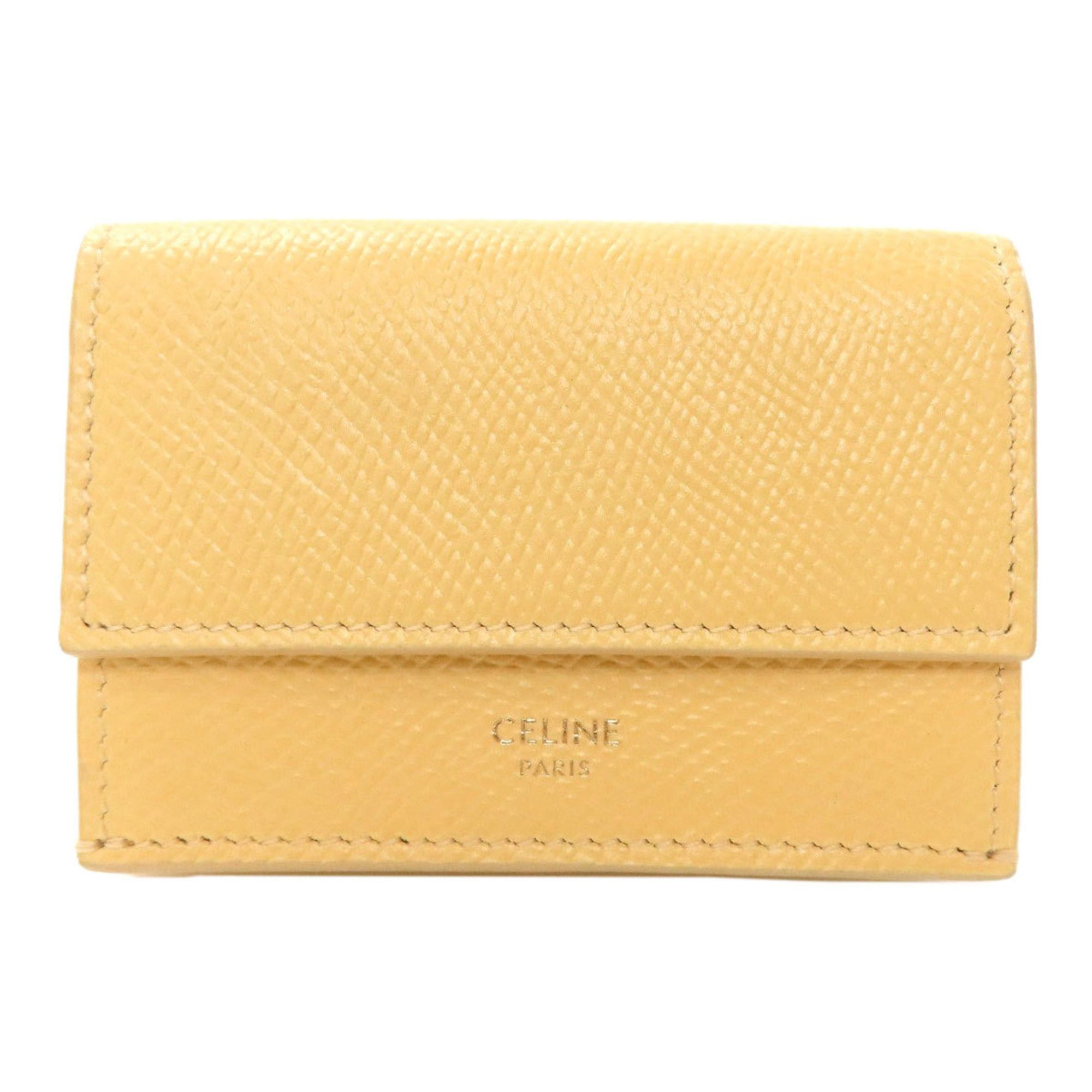 Celine Celine Tri-fold Compact Wallet Bi-fold (with Coin Purse) Leather Women's CELINE Size ONE SIZE - 1 Thumbnail