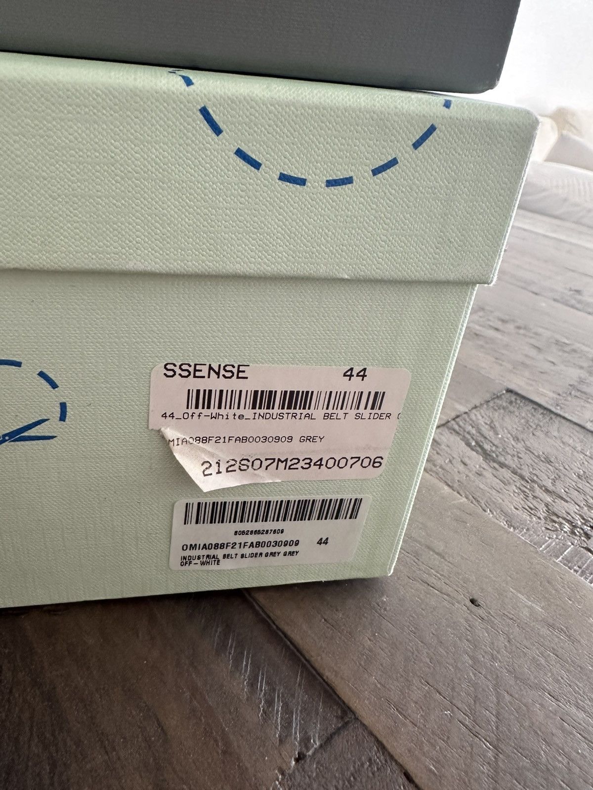 Off-White GRAY OFF-WHITE SLIDES Size US 11 / EU 44 - 4 Thumbnail