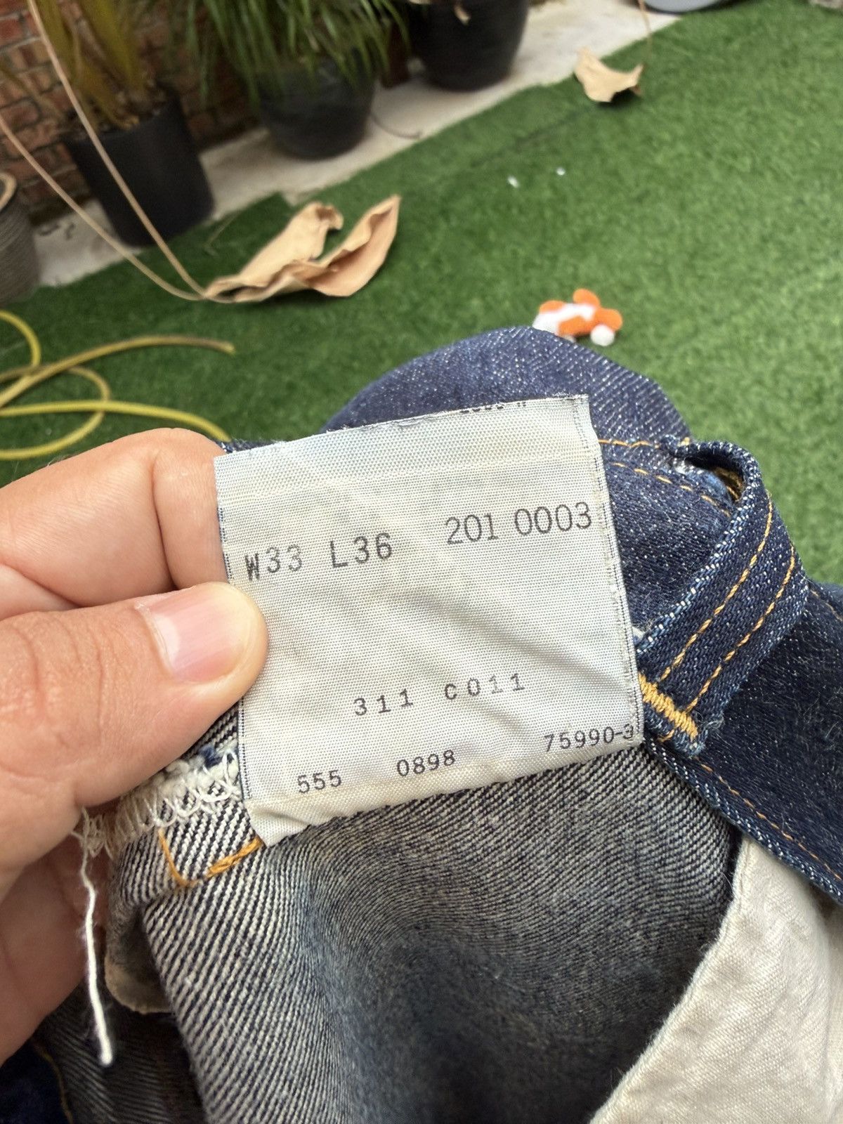 Levi's Vintage Clothing W32x34 Vintage levi’s 501XXc LVC redline big E made in USA Size US 32 / EU 48 - 9 Thumbnail