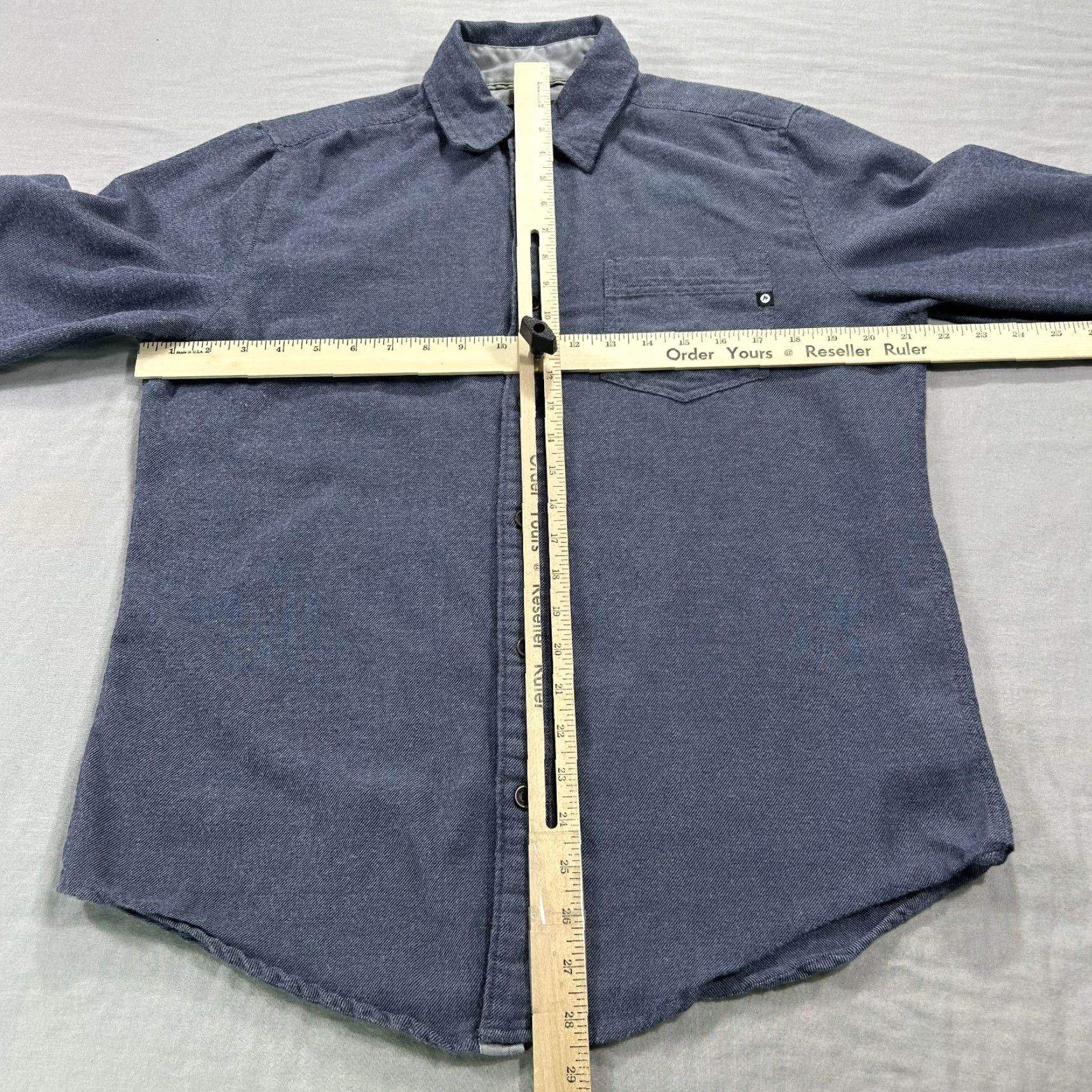 Marmot Marmot Shirt Mens Small Blue Flanne Button Up Lightweight Casual Outdoor Size US S / EU 44-46 / 1 - 4 Thumbnail