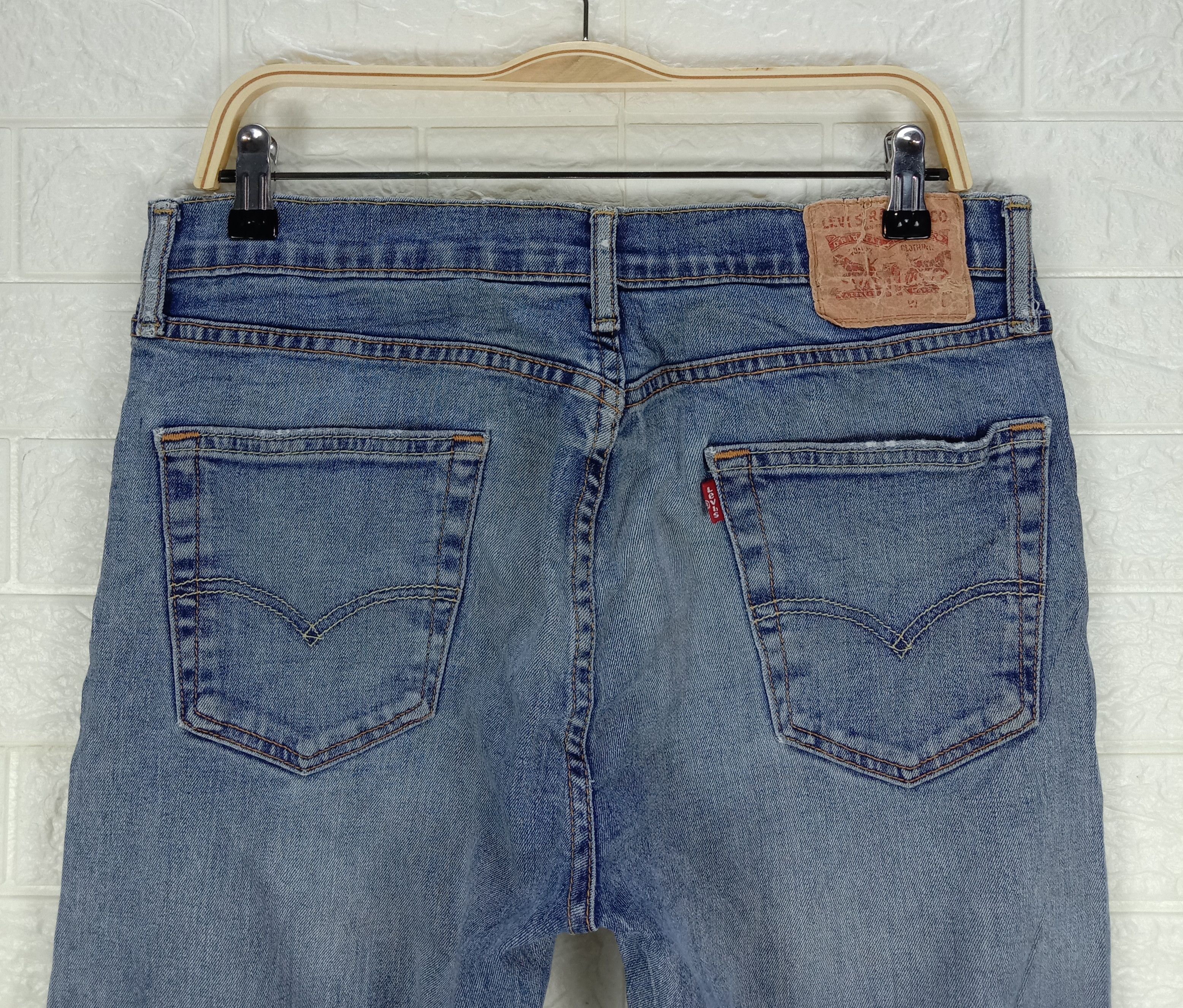 Levi's Vintage Levi's 507 Jeans Faded Blue Distressed Denim Size US 33 - 6 Thumbnail