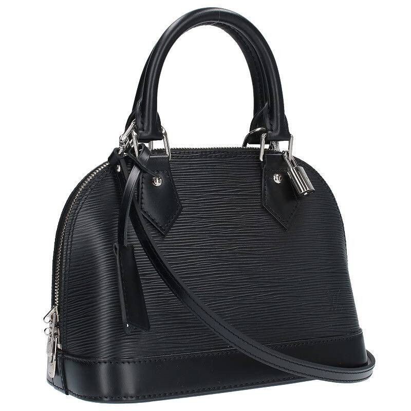 image of Louis Vuitton Alma Bb Epi Noir 2Way Shoulder Bag Black, Women's