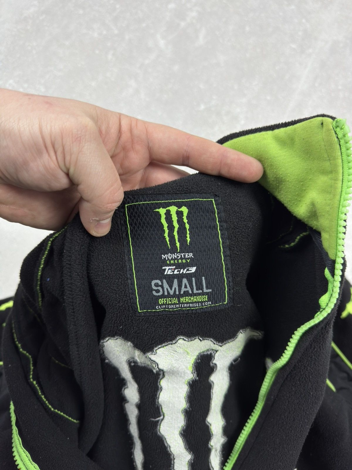 Fox Racing Monster Energy Tech3 MotoGP Vintage Racing Fleece Jacket Y2K Size US S / EU 44-46 / 1 - 8 Thumbnail