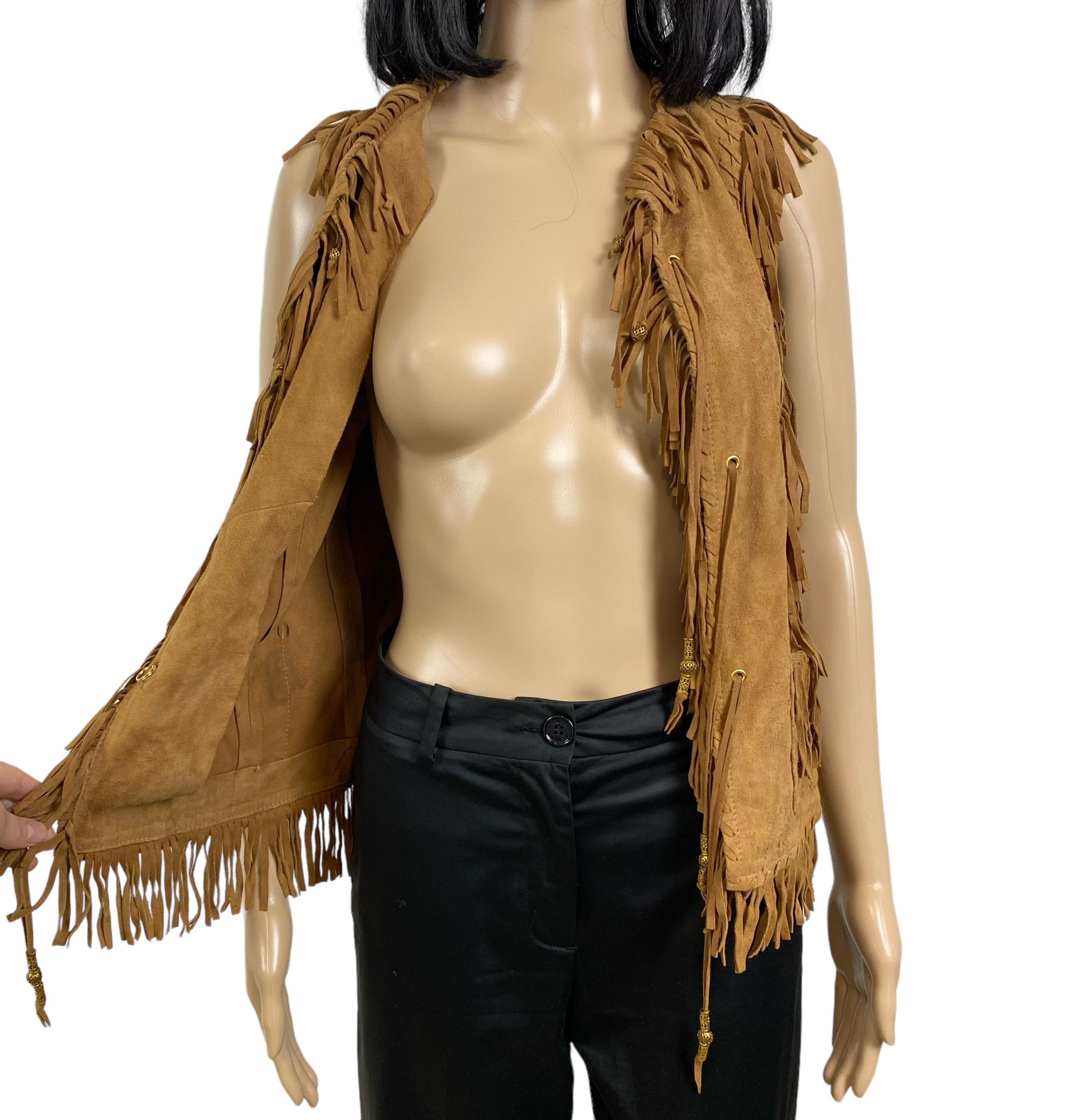 Other benedetta novi real suede vest size 42 Size M / US 6-8 / IT 42-44 - 7 Thumbnail