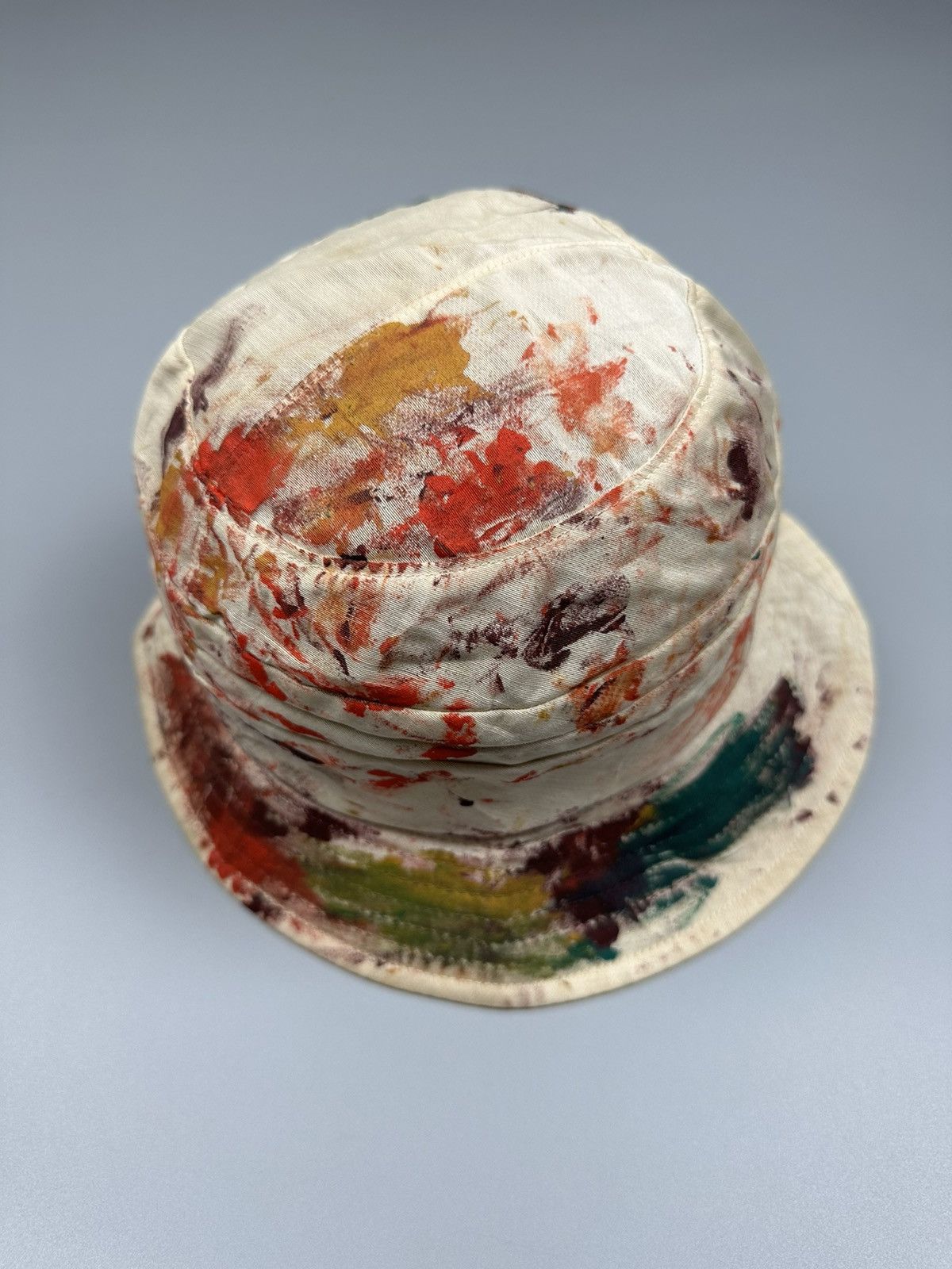 Balenciaga Vintage Balenciaga Painted Design Bucket Hat Size ONE SIZE - 3 Thumbnail