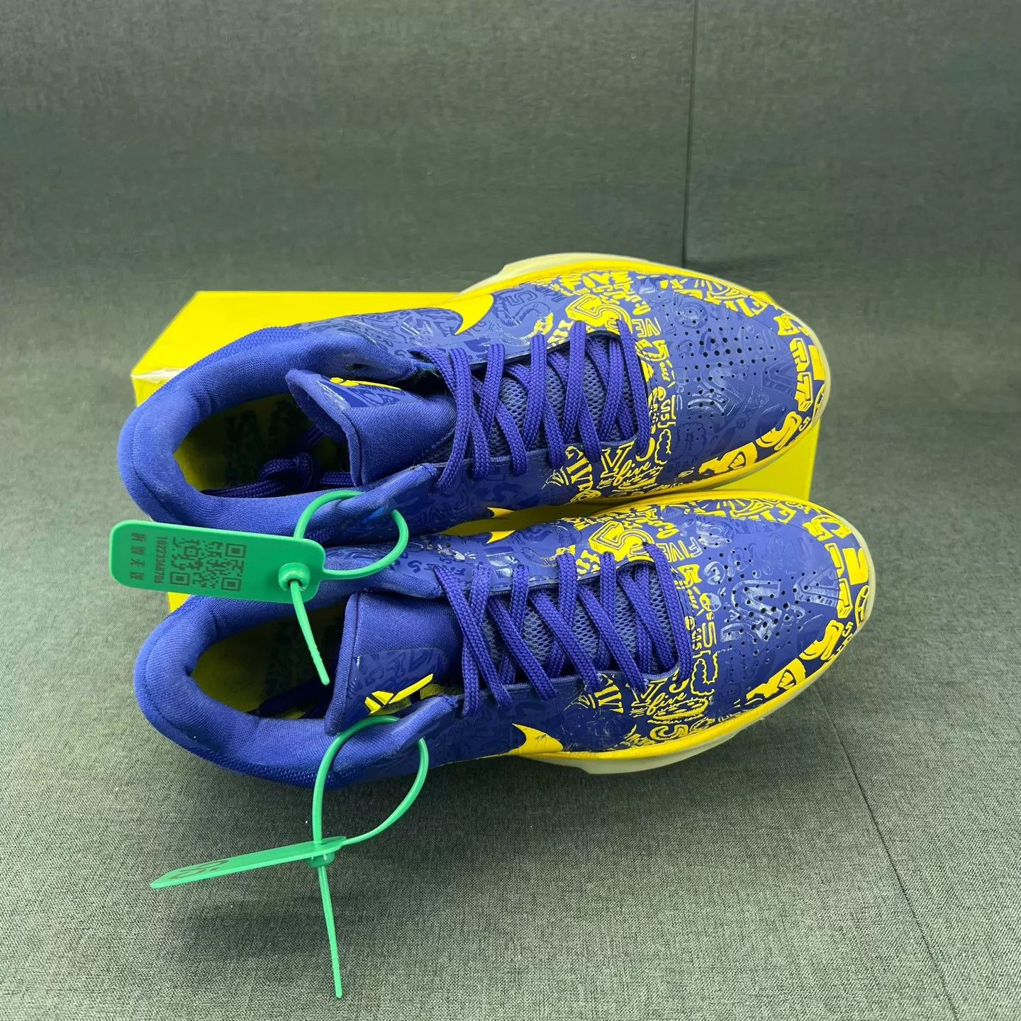 Nike KD5 5xChampion blue yellow US9.5 near new Size US 9.5 / EU 42-43 - 5 Thumbnail