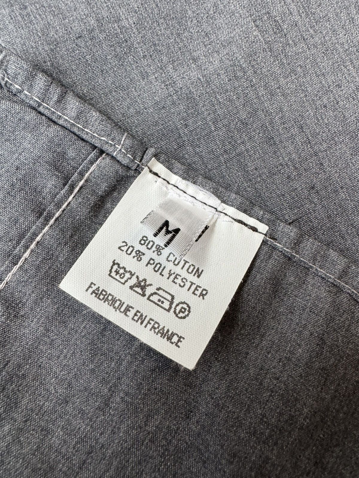 Maison Margiela Maison Martin Margiela SS03 Artisanal Grey Docking Shirt Size US M / EU 48-50 / 2 - 9 Thumbnail