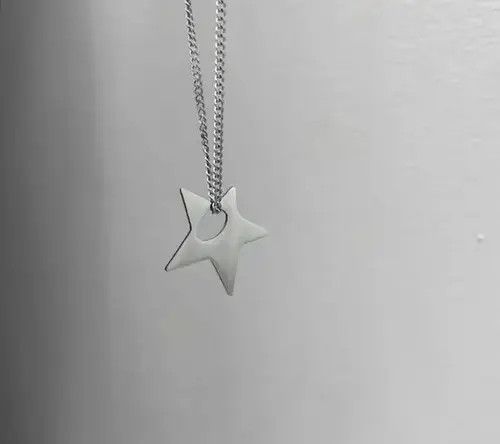 Jewelry Chain Star Necklace Y2K Pop Punk Grunge Size ONE SIZE - 3 Thumbnail