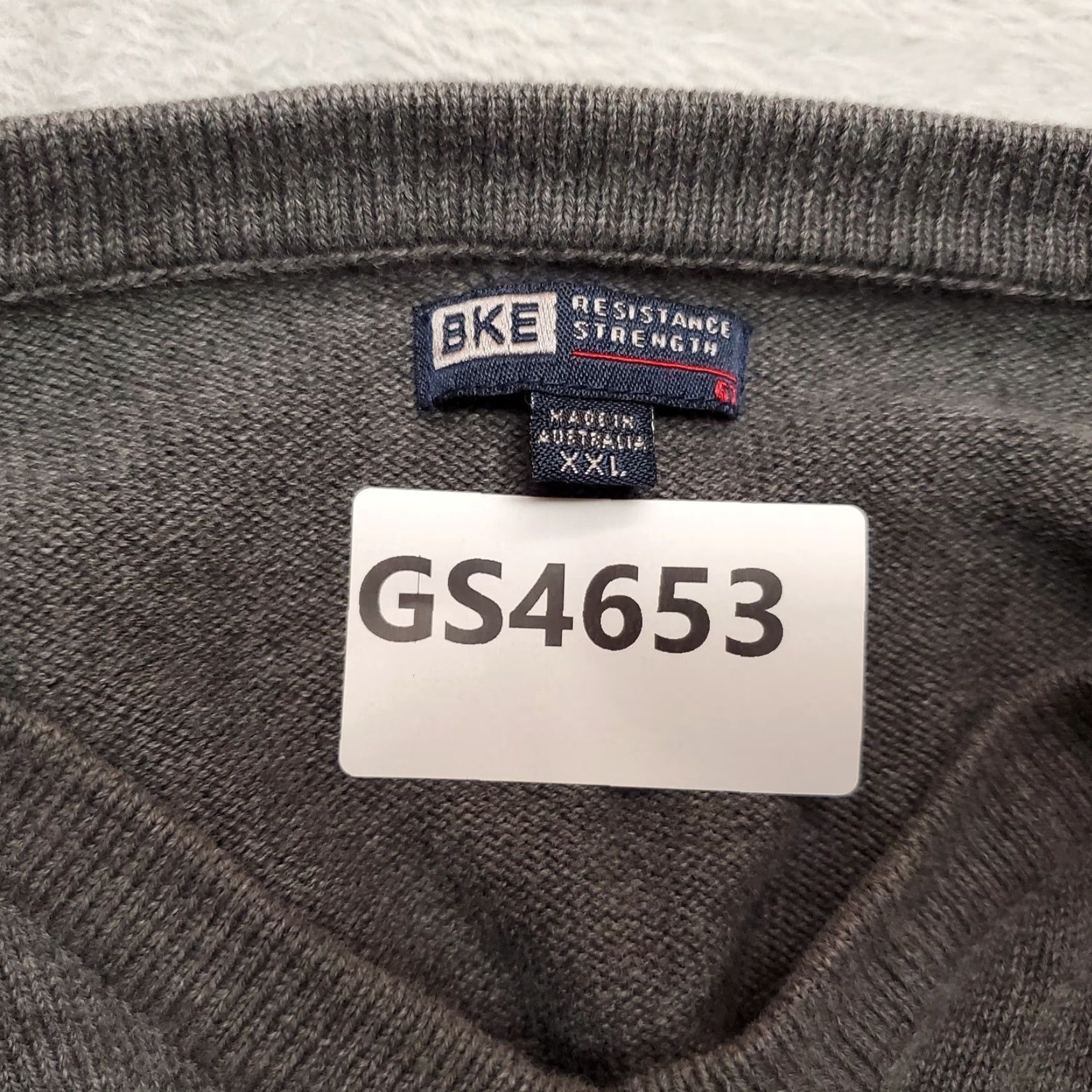 Vintage VINTAGE Buckle Sweater Mens 2XL Grey Lambswool Blend V-Neck Pullover Knit Casual Mens Size US XXL / EU 58 / 5 - 8 Thumbnail