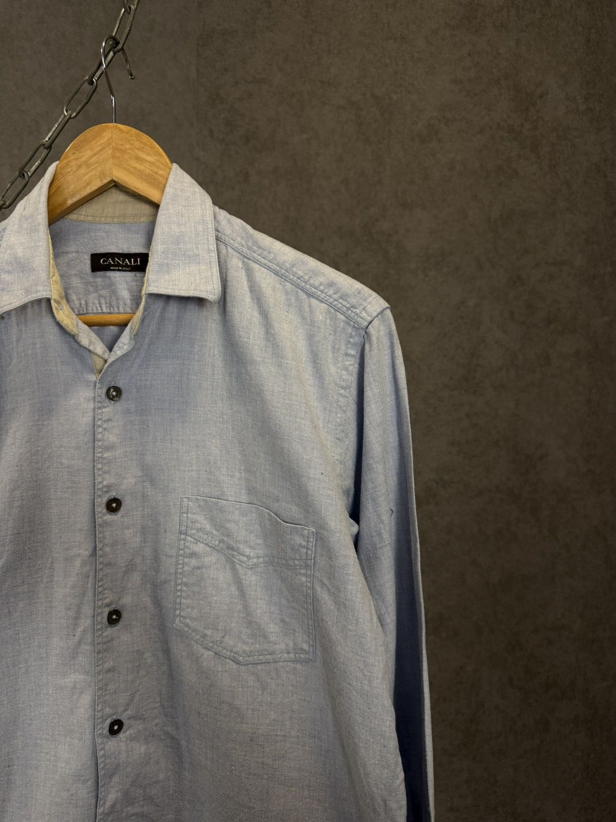 Canali Canali luxury designer shirt Size US M / EU 48-50 / 2 - 2 Thumbnail