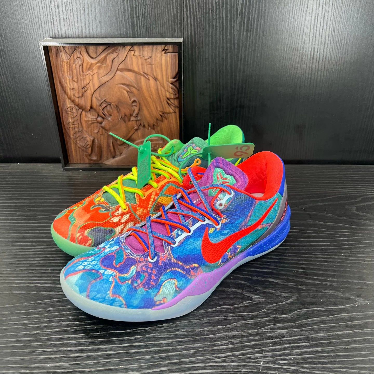 Nike Nike Zoom Kobe 8 Orange Blue Yin Yang 44.5 Size US 11.5 / EU 44-45 - 1 Thumbnail
