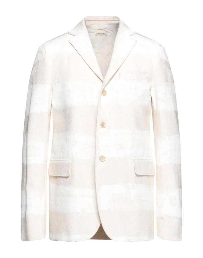 Marni EU48 Painted Stripes Brushed Artistic Contrast Blazer SS21 Size US M / EU 48-50 / 2 - 15 Thumbnail