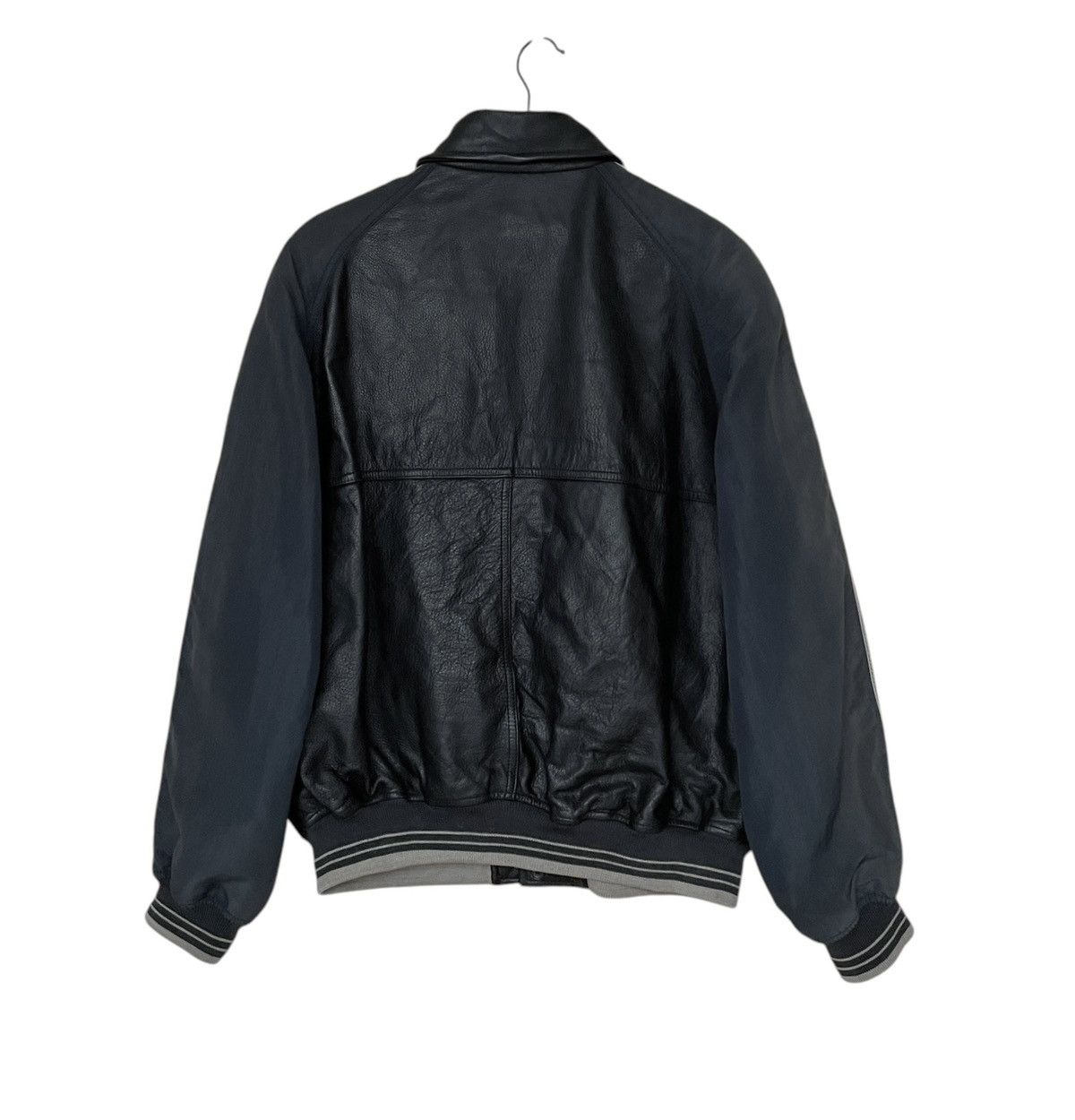 Japanese Brand Vintage Brand Cion Ginza Tokyo Leather Varsity Jacket 1990s Size US L / EU 52-54 / 3 - 3 Thumbnail