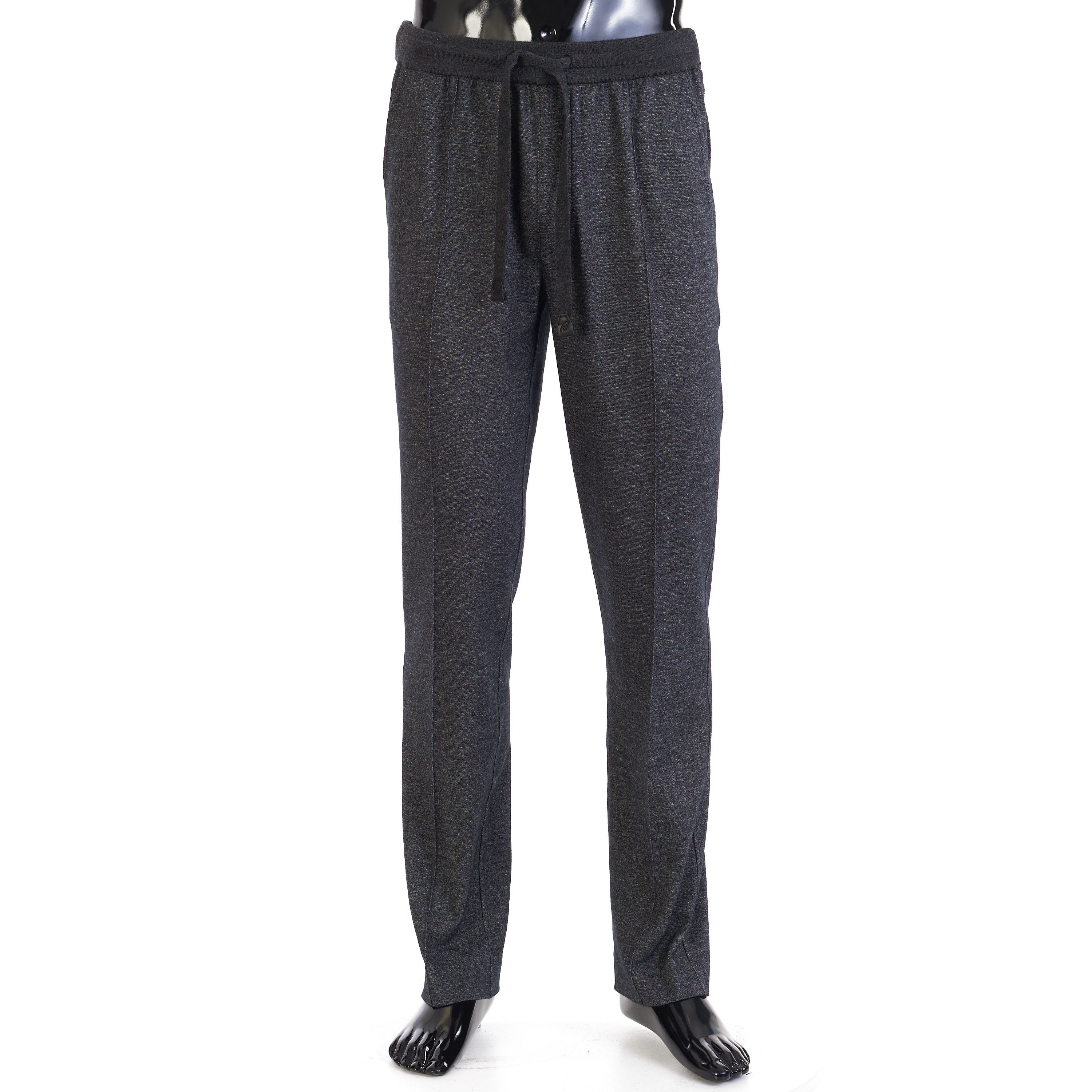 Brioni Gray Trousers - Cashmere Blend Flannel, Drawstring Size US 30 / EU 46 - 1 Thumbnail