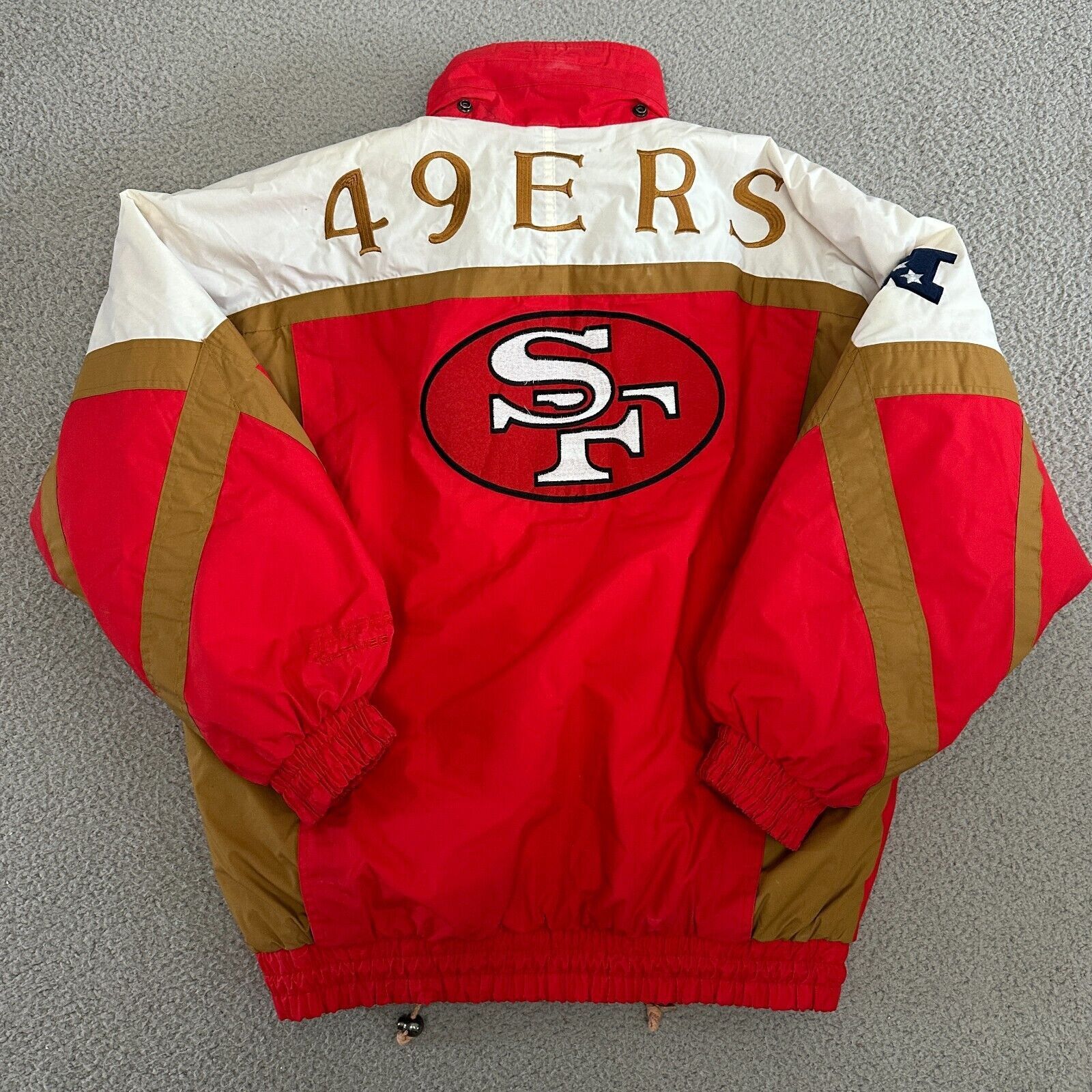 Nutmeg Vintage NFL Nutmeg San Francisco 49ers Puffer Jacket Size US XL / EU 56 / 4 - 2 Thumbnail