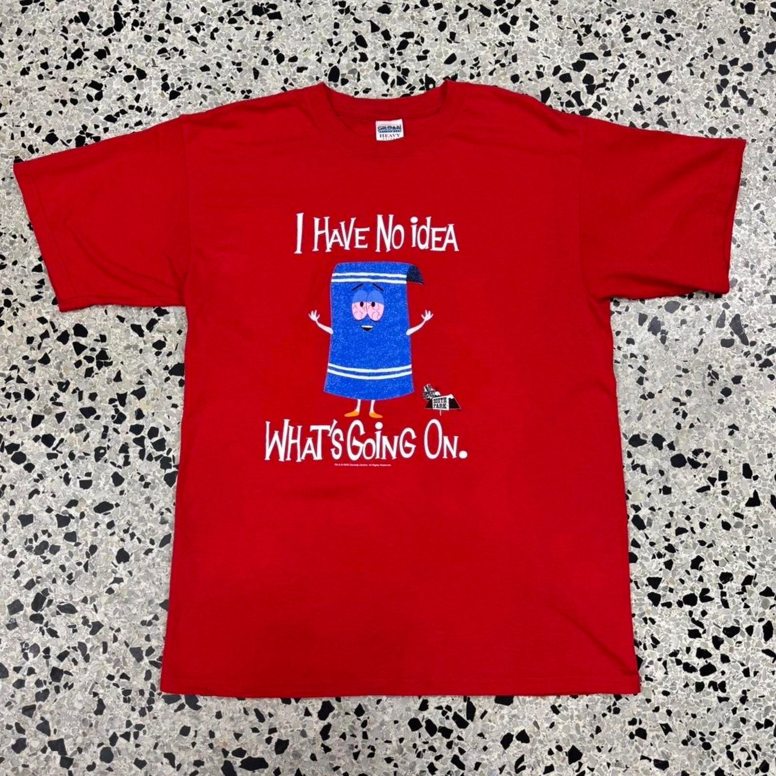 Gildan × Vintage VINTAGE Y2K 2003 SOUTH PARK TOWELIE PROMO TEE: Size US L / EU 52-54 / 3 - 1 Thumbnail