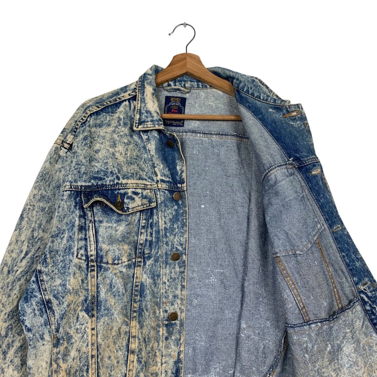 Vintage NEW ORLEANS Stone Wash Denim Jacket #2179-C96 Size US L / EU 52-54 / 3 - 10 Thumbnail