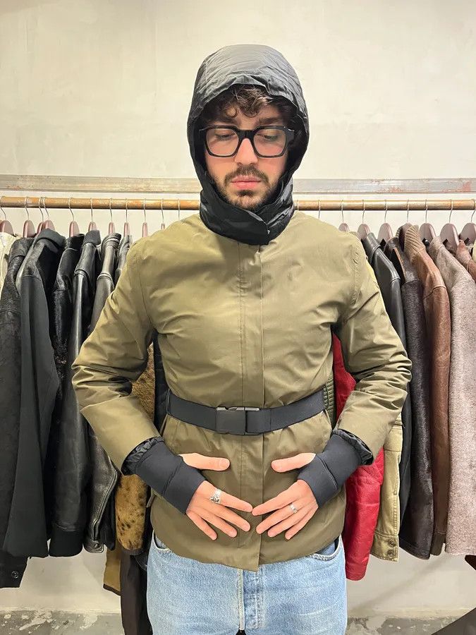 Prada Prada FW99 Tactical Gore-Tex Belted Khaki Green Jacket Size US S / EU 44-46 / 1 - 4 Thumbnail