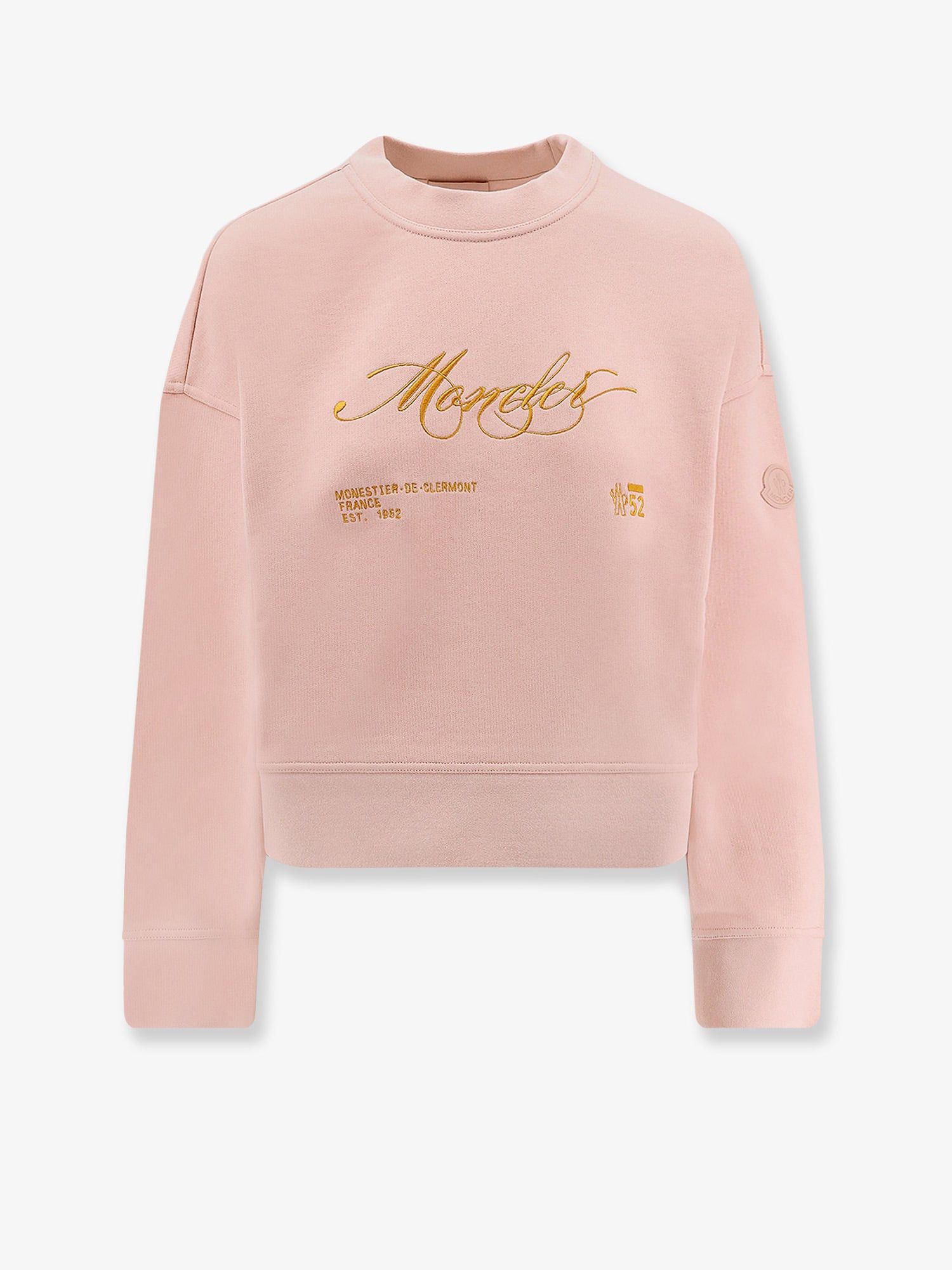 Moncler Cotton sweatshirt with Logo patch L - USA Tariffs Included Size L / US 10 / IT 46 - 1 Thumbnail