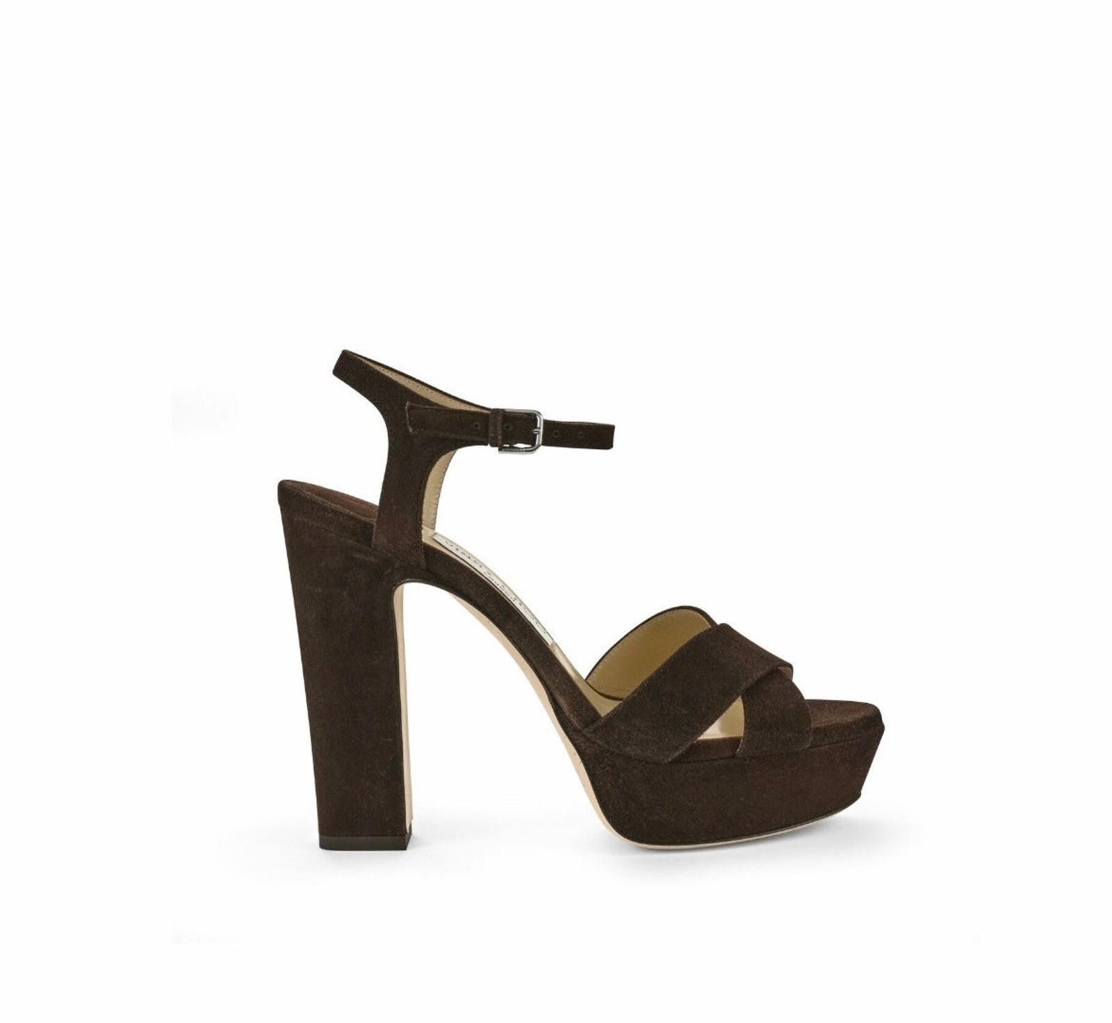 Jimmy Choo Jimmy Choo Parke PF Platform Sandals Size US 7.5 / IT 37.5 - 1 Thumbnail