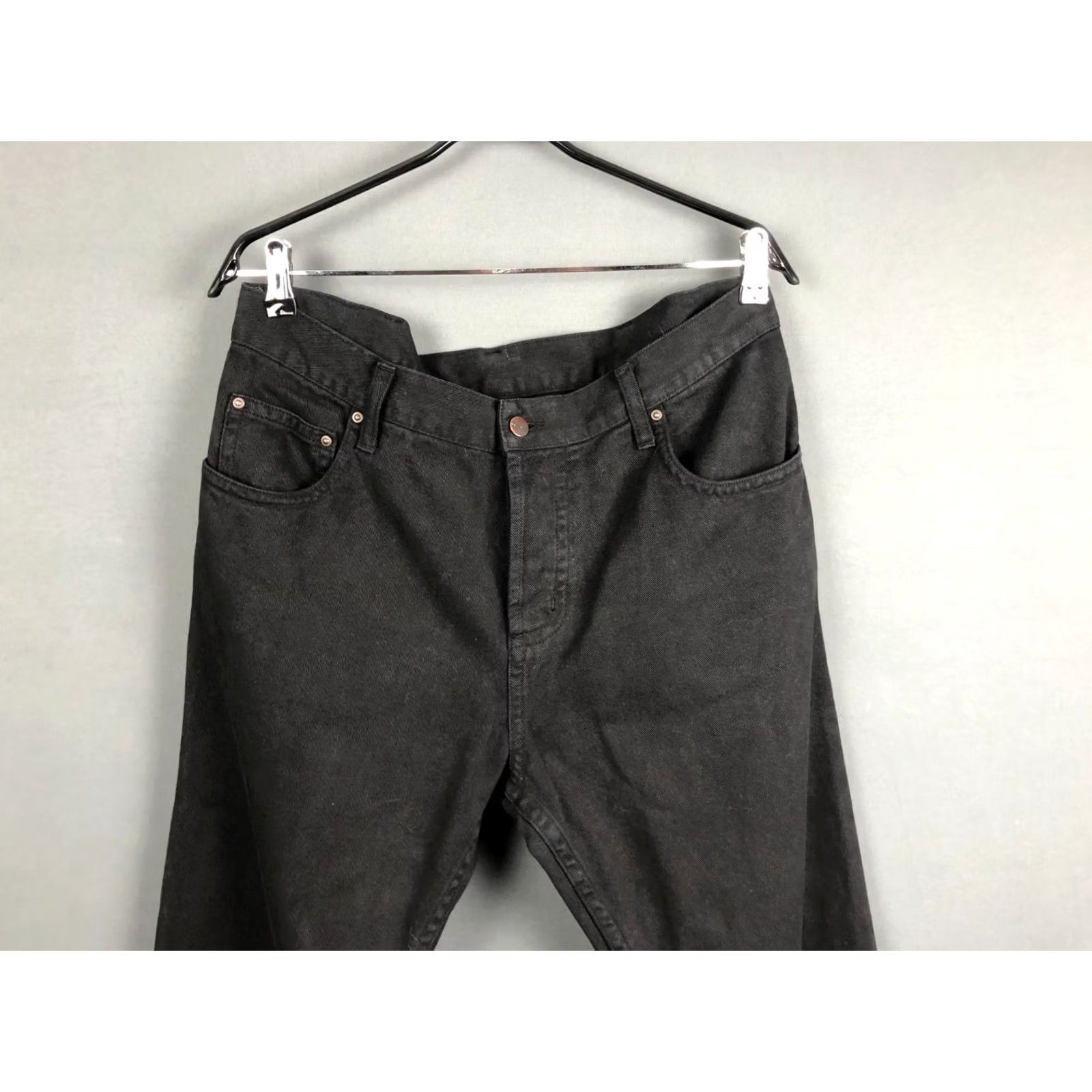 Carhartt Carhartt Jeans Men's Size W34 L34 Black Cotton Classic Straight Rise 30.9" Inseam Regular Fit Denim Straight Jeans Mens Black Cotton Carhartt Size US 34 / EU 50 - 4 Thumbnail