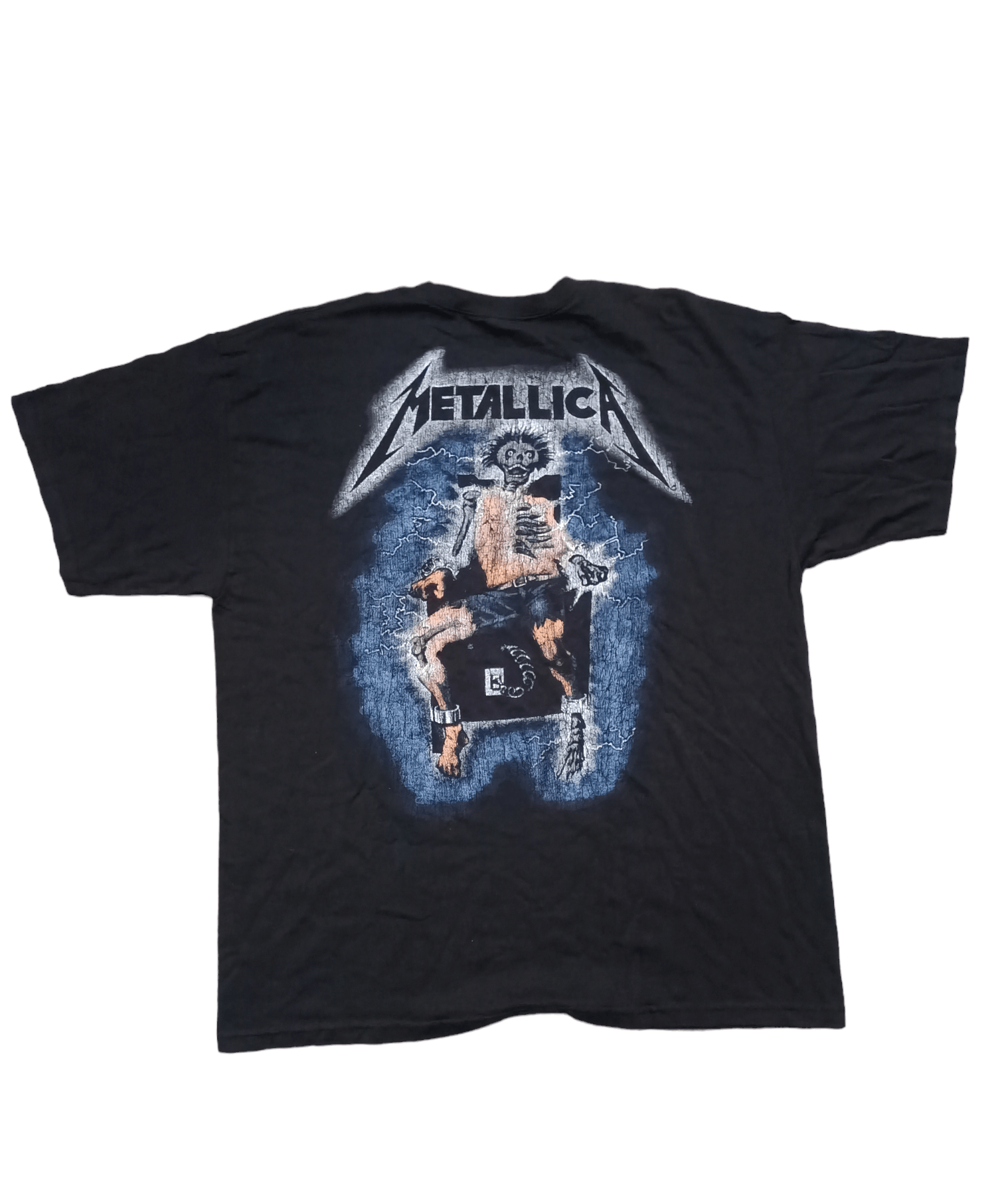 image of Metallica X Band Tees X Vintage X in Black, Men's (Size 2XL)