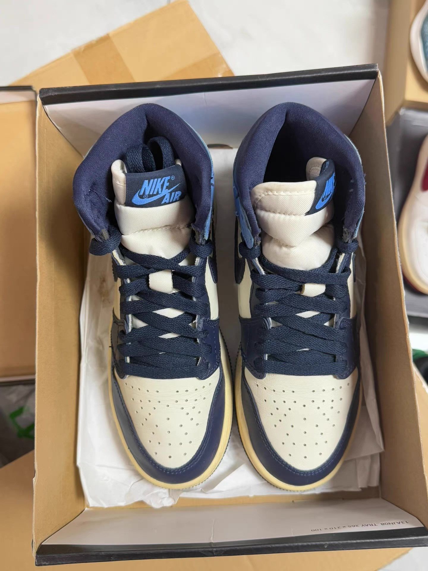 Nike Air Jordan 1 Obsidian Ｑ20 Size US 6 / IT 36 - 1 Thumbnail