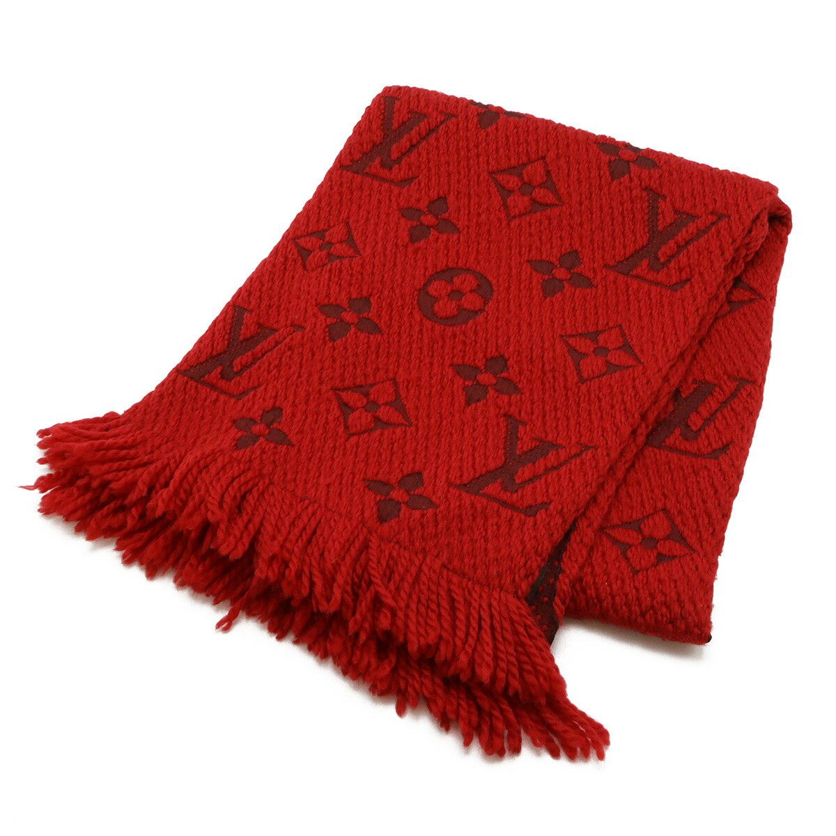Louis Vuitton Louis Vuitton Echarpe Logomania Wool Silk Scarf Others Scarf M72432 DUTY FREE for USA