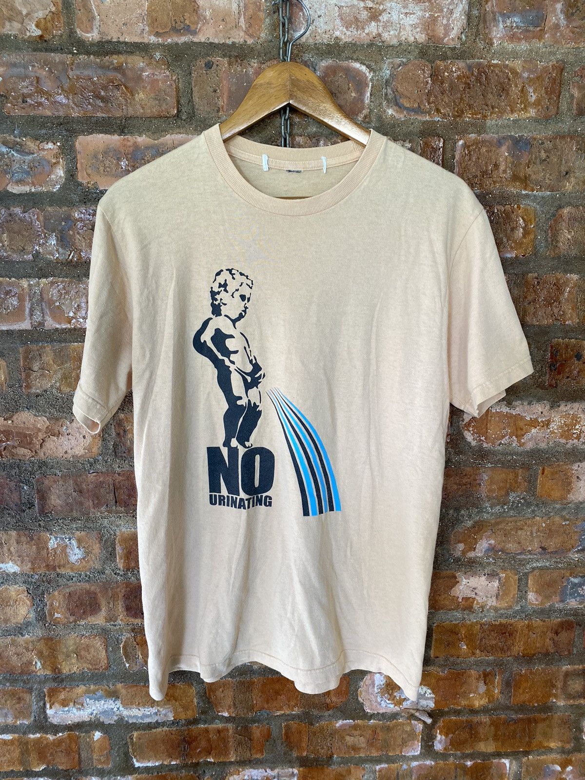 Beauty Beast × Hysteric Glamour × Japanese Brand 1990s Japanese Brand No Urinaring punk tee Size US M / EU 48-50 / 2 - 5 Thumbnail