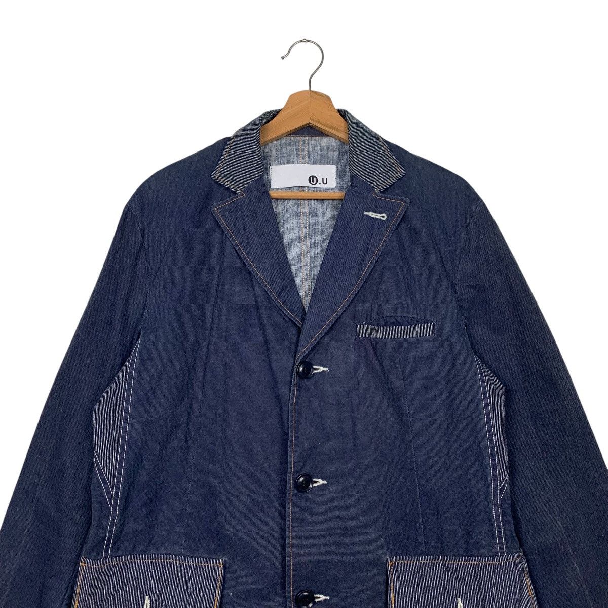 Japanese Brand U.U Jean Jacket Denim Casual Jacket #2578-C116 Size US L / EU 52-54 / 3 - 2 Thumbnail