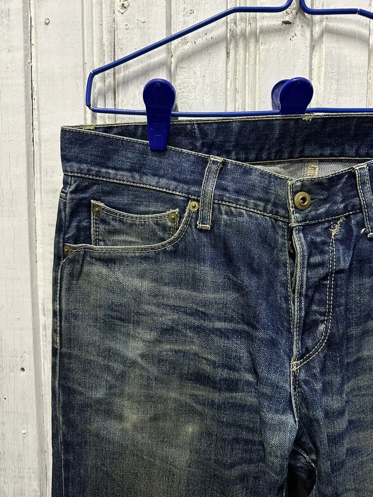 Japanese Brand Redline/Selvedge W33 L32 Vintage RIPO TRENTA ANNI Denim Pant Size US 33 - 4 Thumbnail