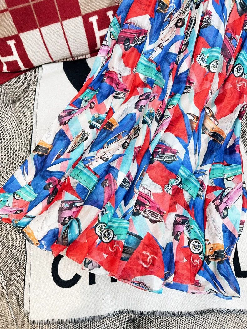 Chanel Chanel Cuban show racing classic car pattern printed color Size 42" / US 20 - 4 Thumbnail