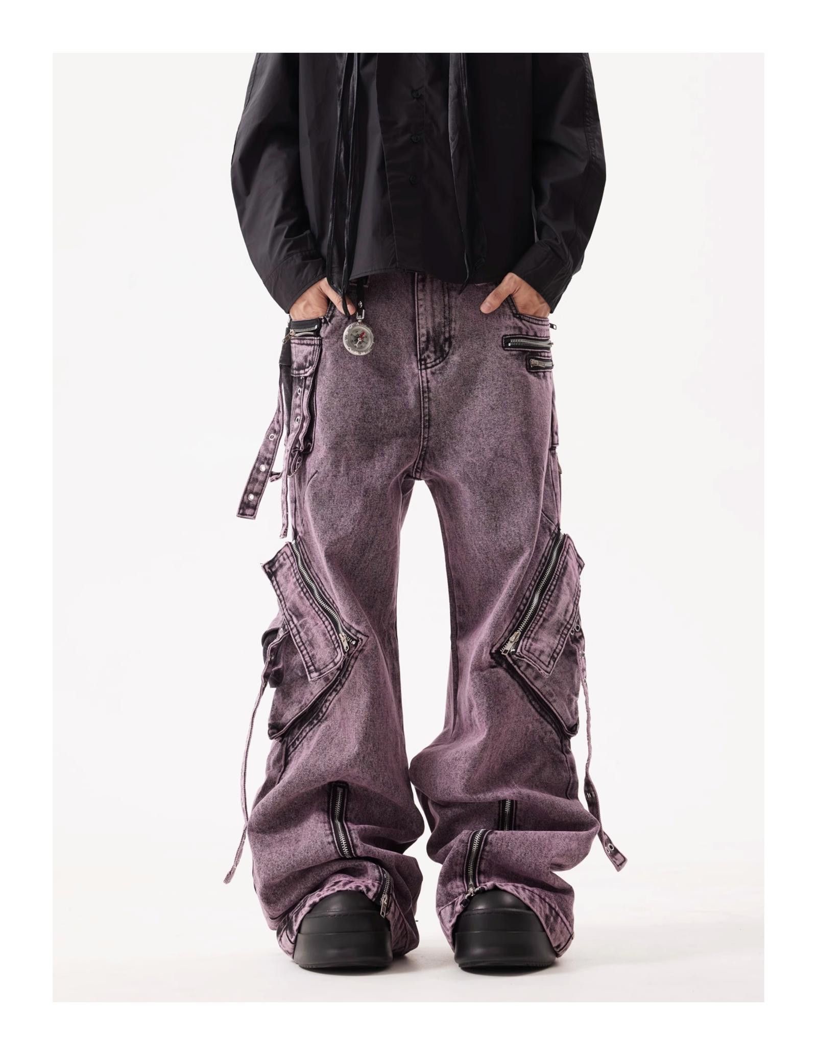Japanese Brand Purple Oversized Vintage Denims 32 Size US 32 / EU 48 - 1 Thumbnail